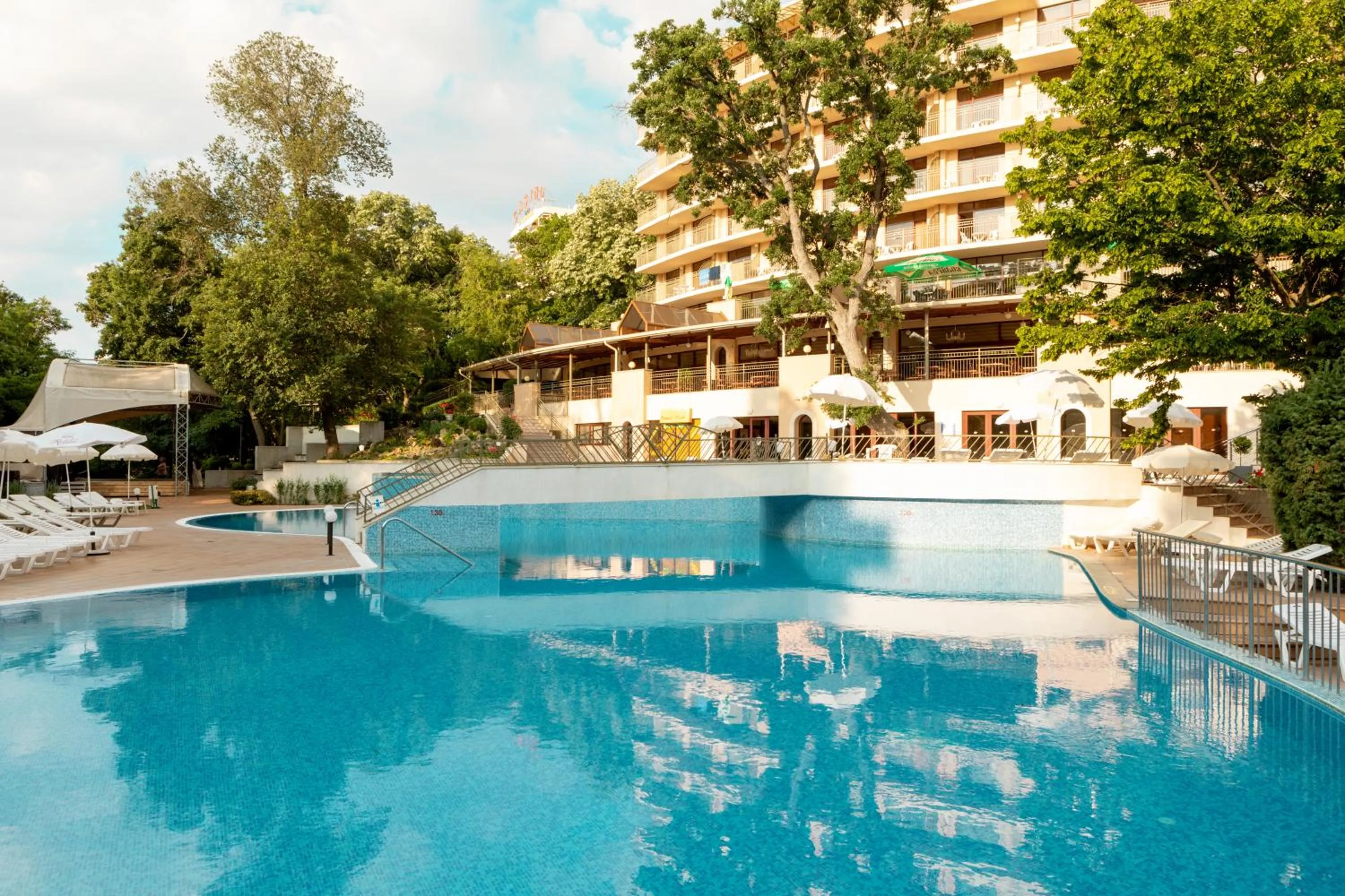 Pool view in Kristal Hotel - All inclusive - Fully renovated rooms 2025