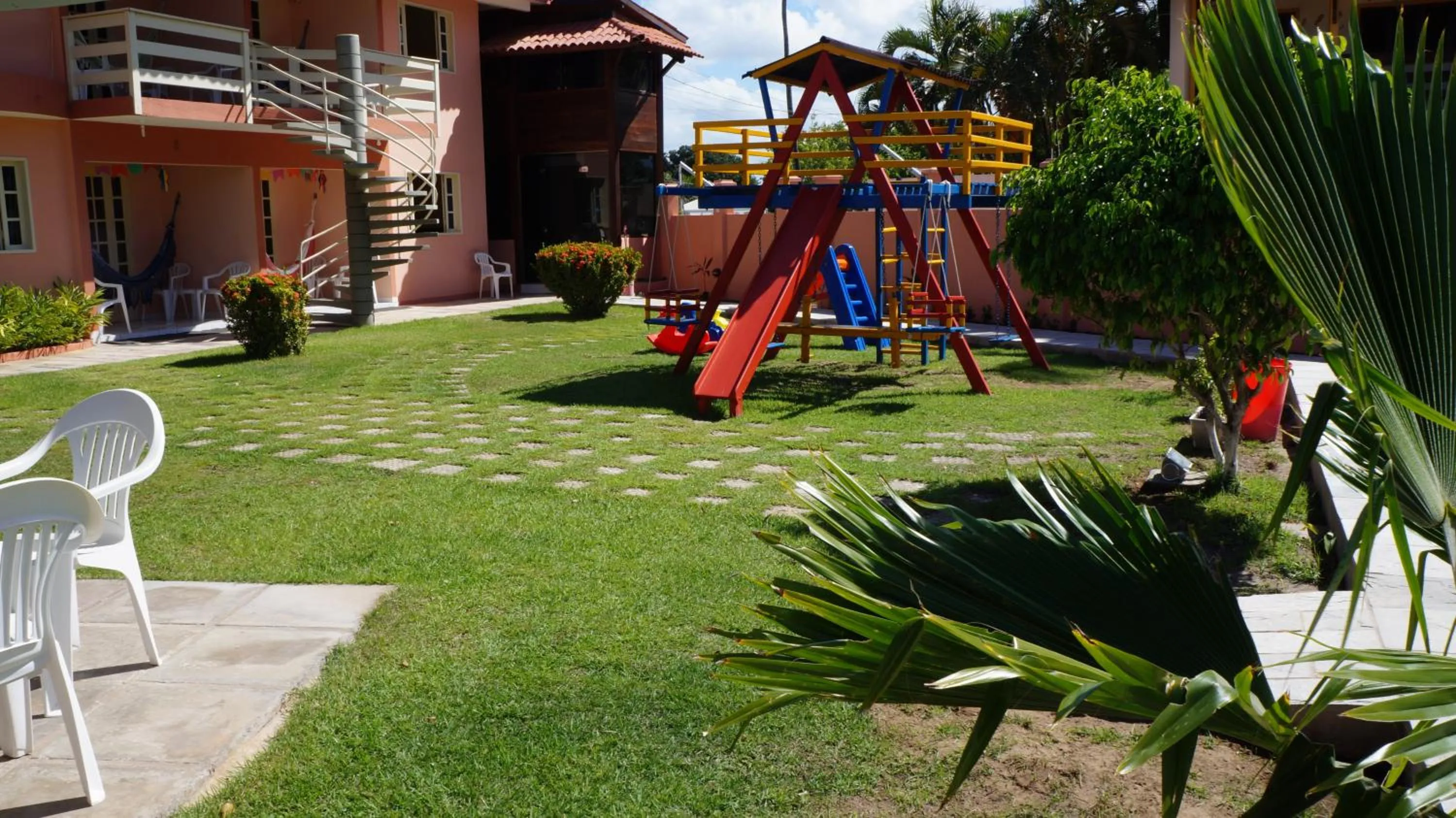 Children play ground in Pousada Flats Recanto Sonhos do Porto