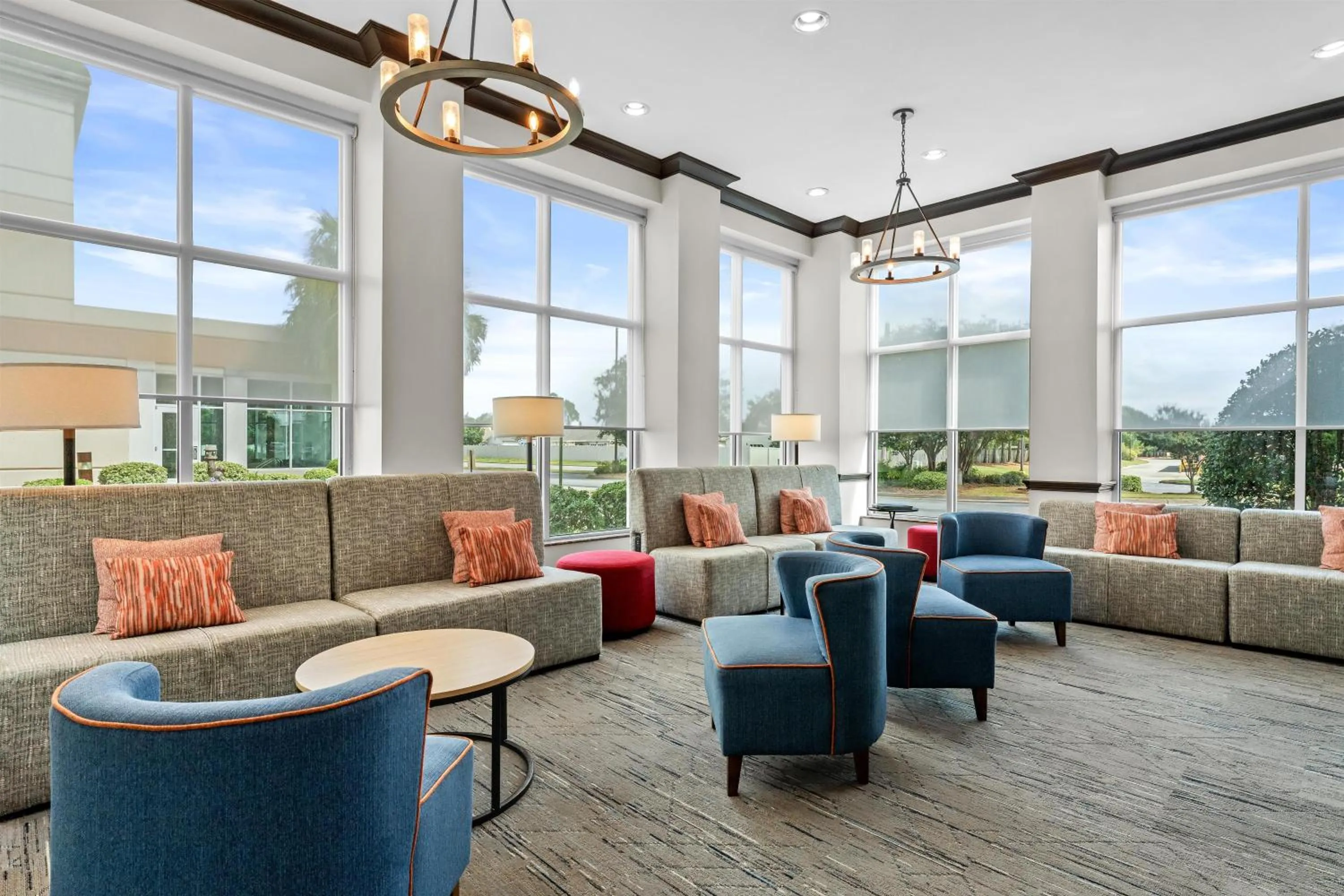 Lobby or reception in Hilton Garden Inn Warner Robins