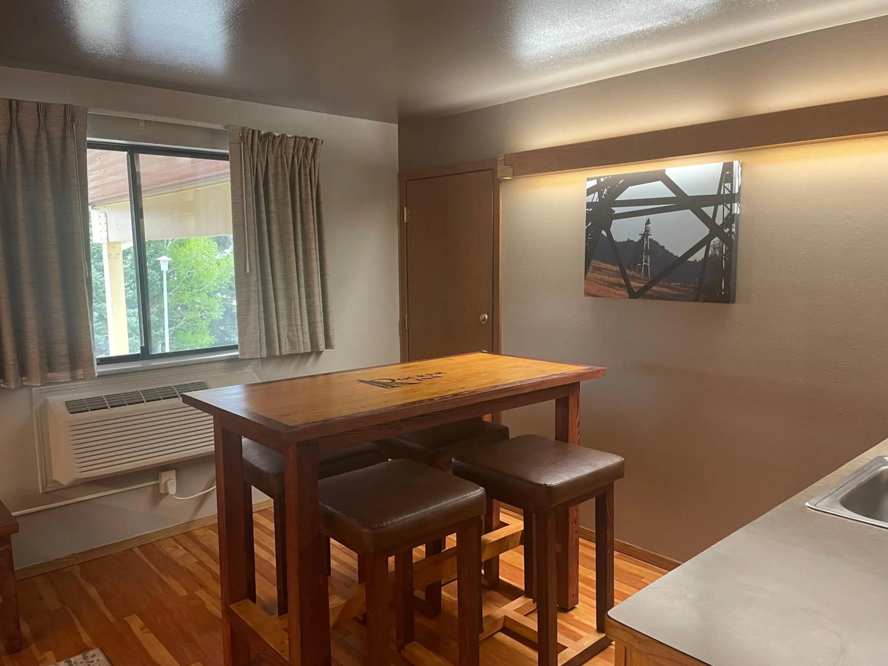 Seating area in Rocker Inn