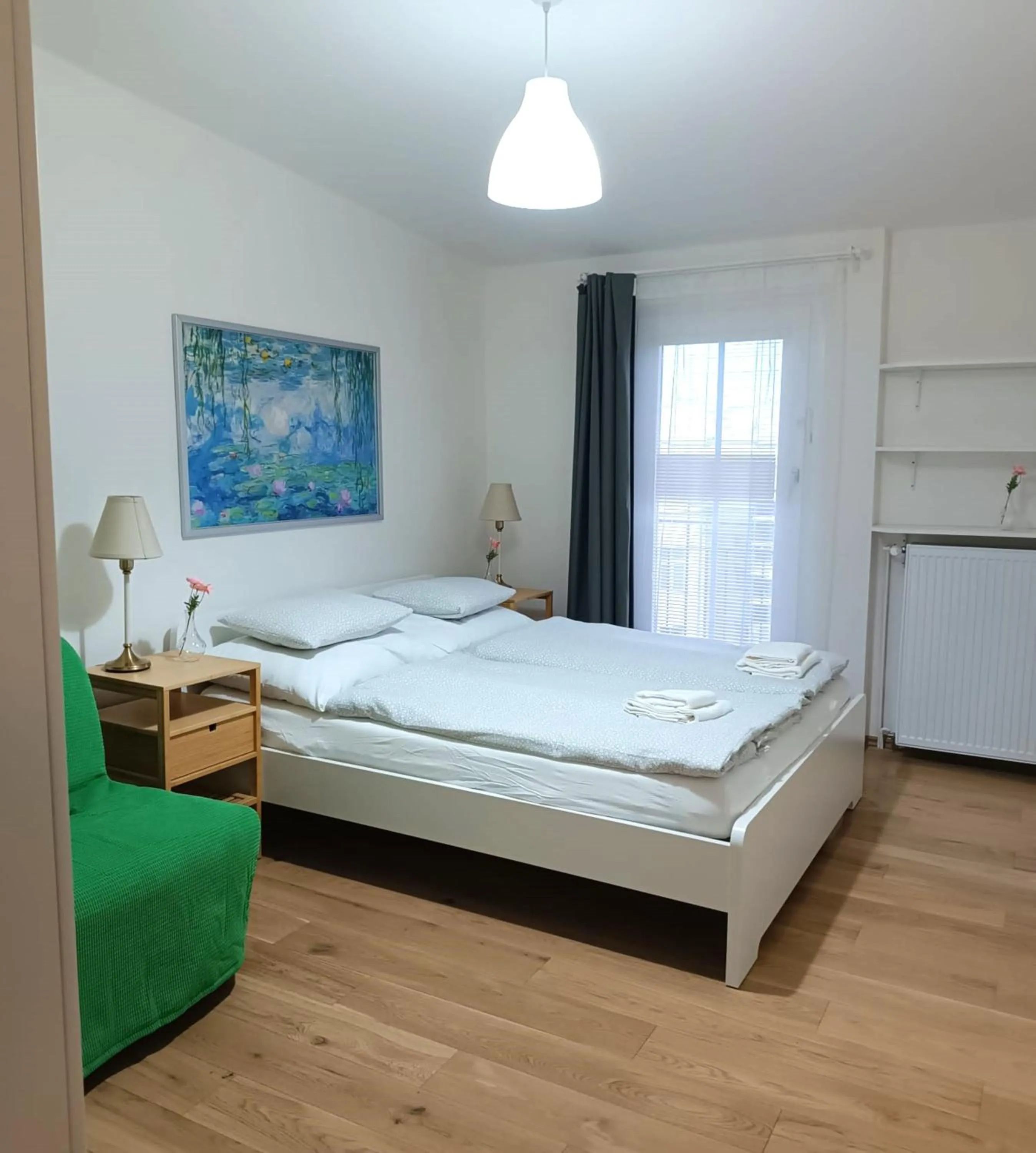 Bed in City Castle Aparthotel