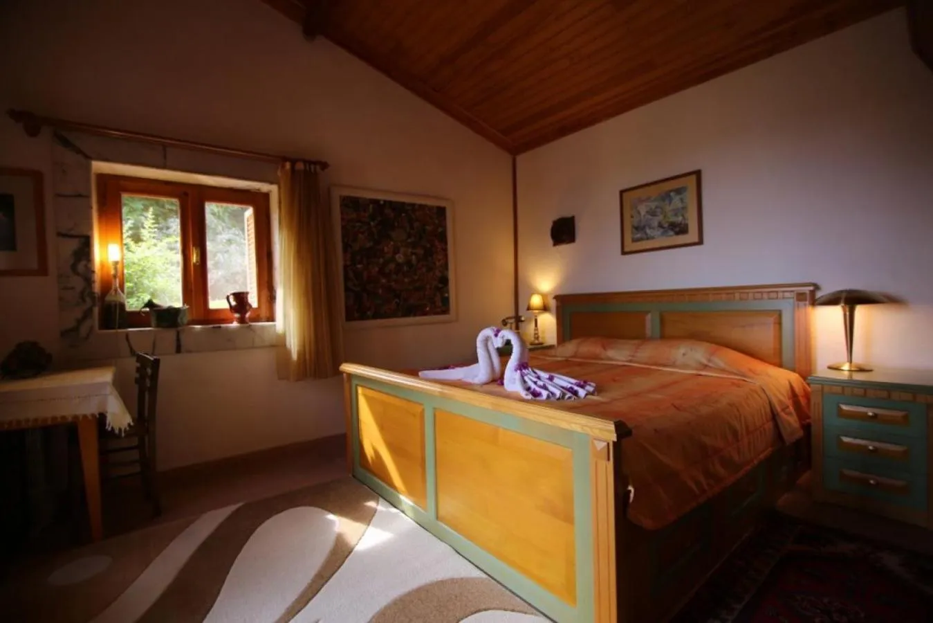 Bedroom, Bed in Villa Symbola