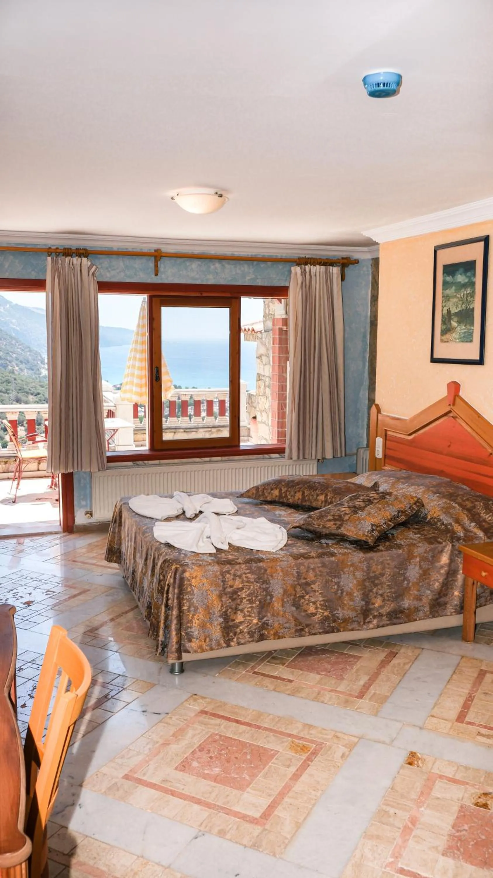 Bed in Villa Symbola