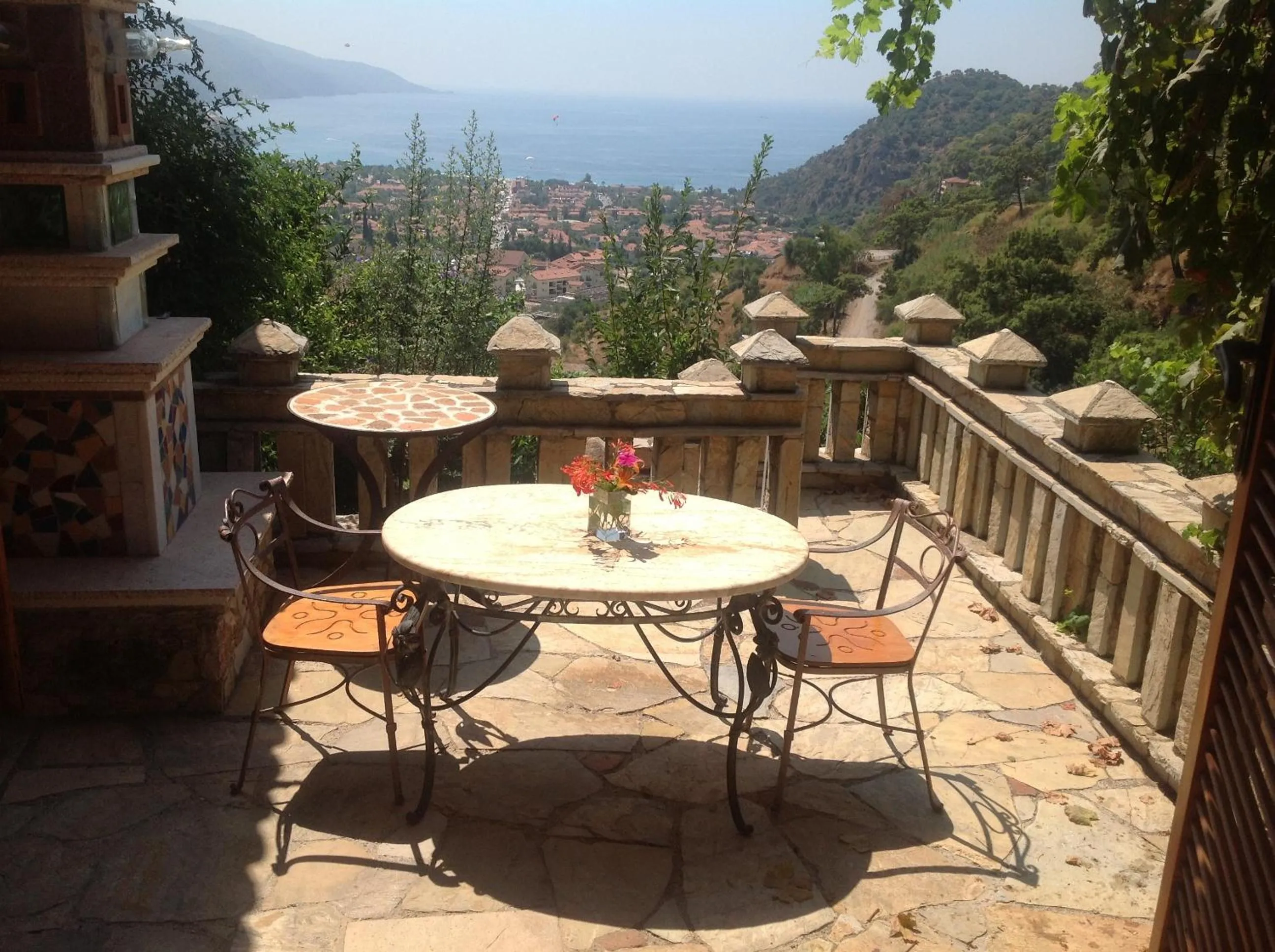 Balcony/Terrace in Villa Symbola