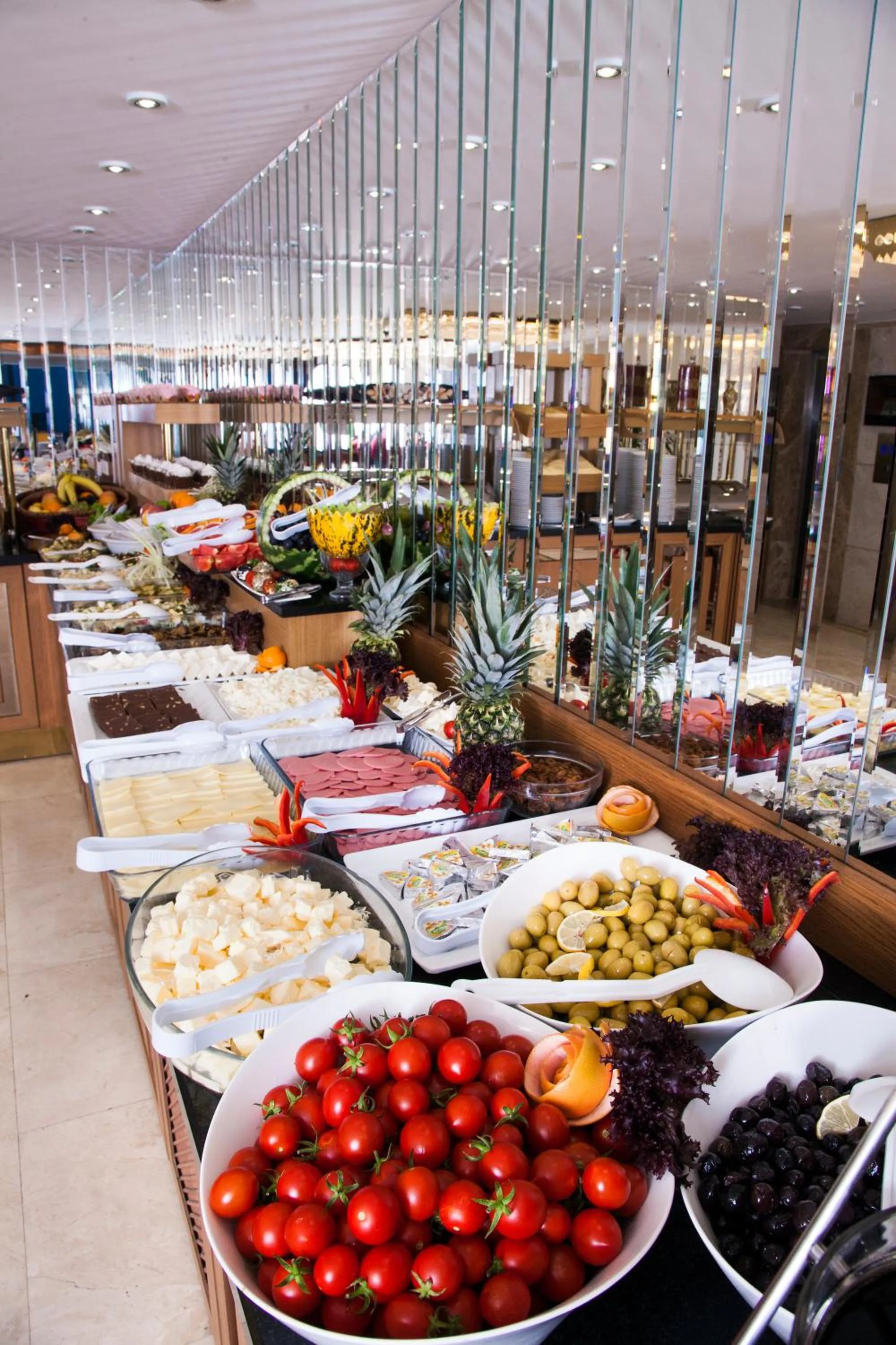 Buffet breakfast in Grand Asiyan Hotel