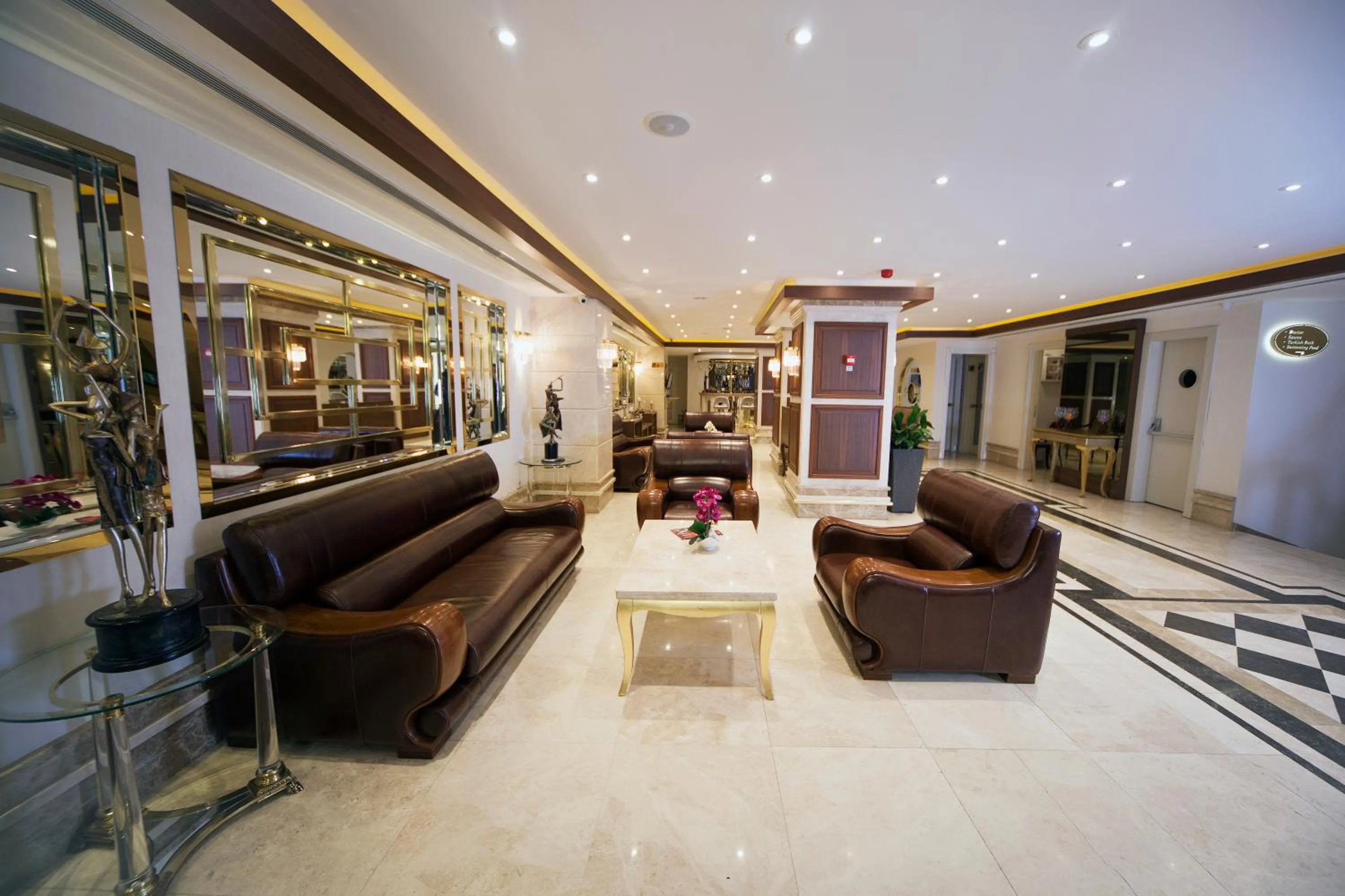 Lobby or reception in Grand Asiyan Hotel