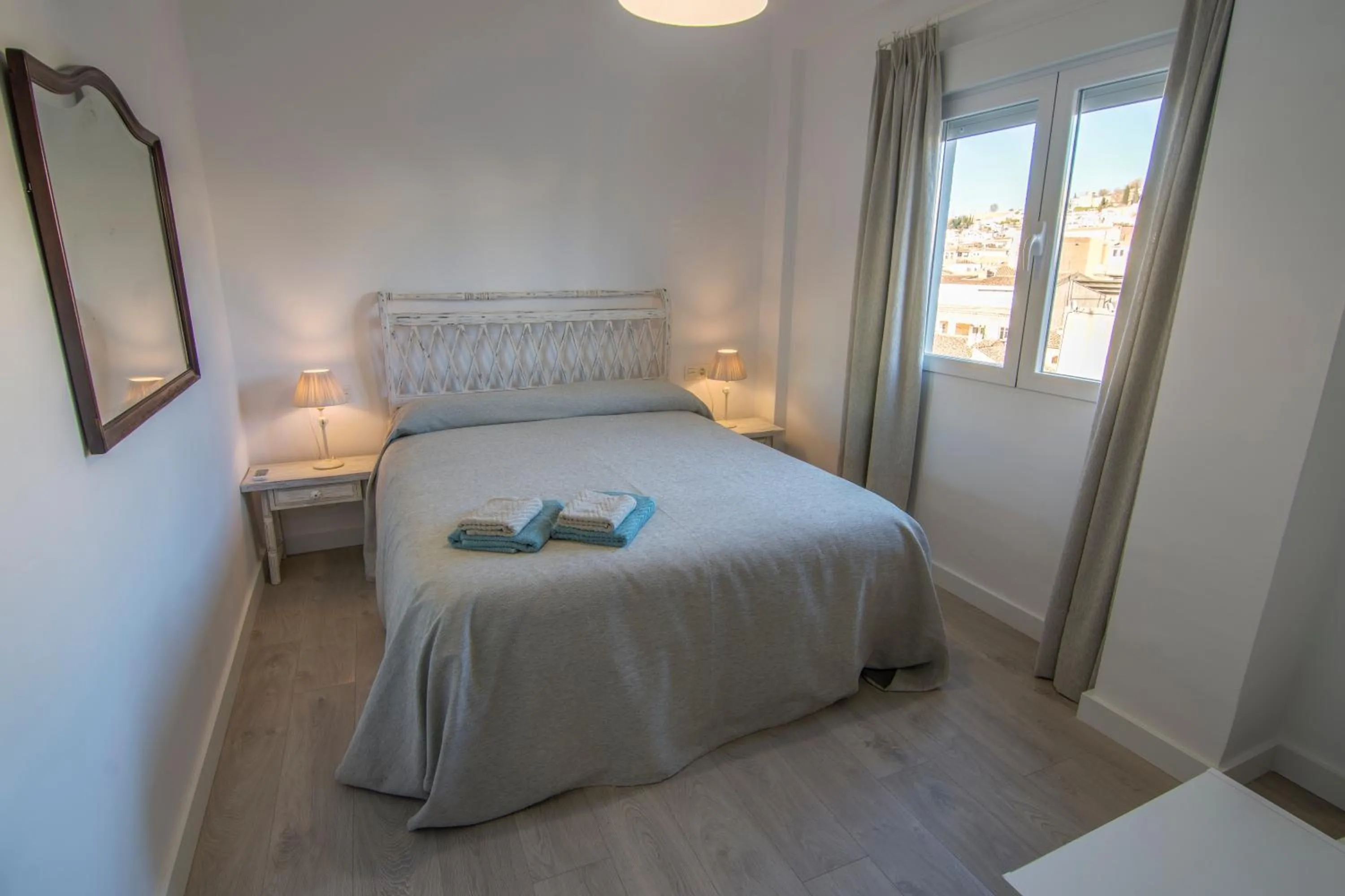 Bedroom, Bed in Casa Montalbán Apartamentos Turísticos