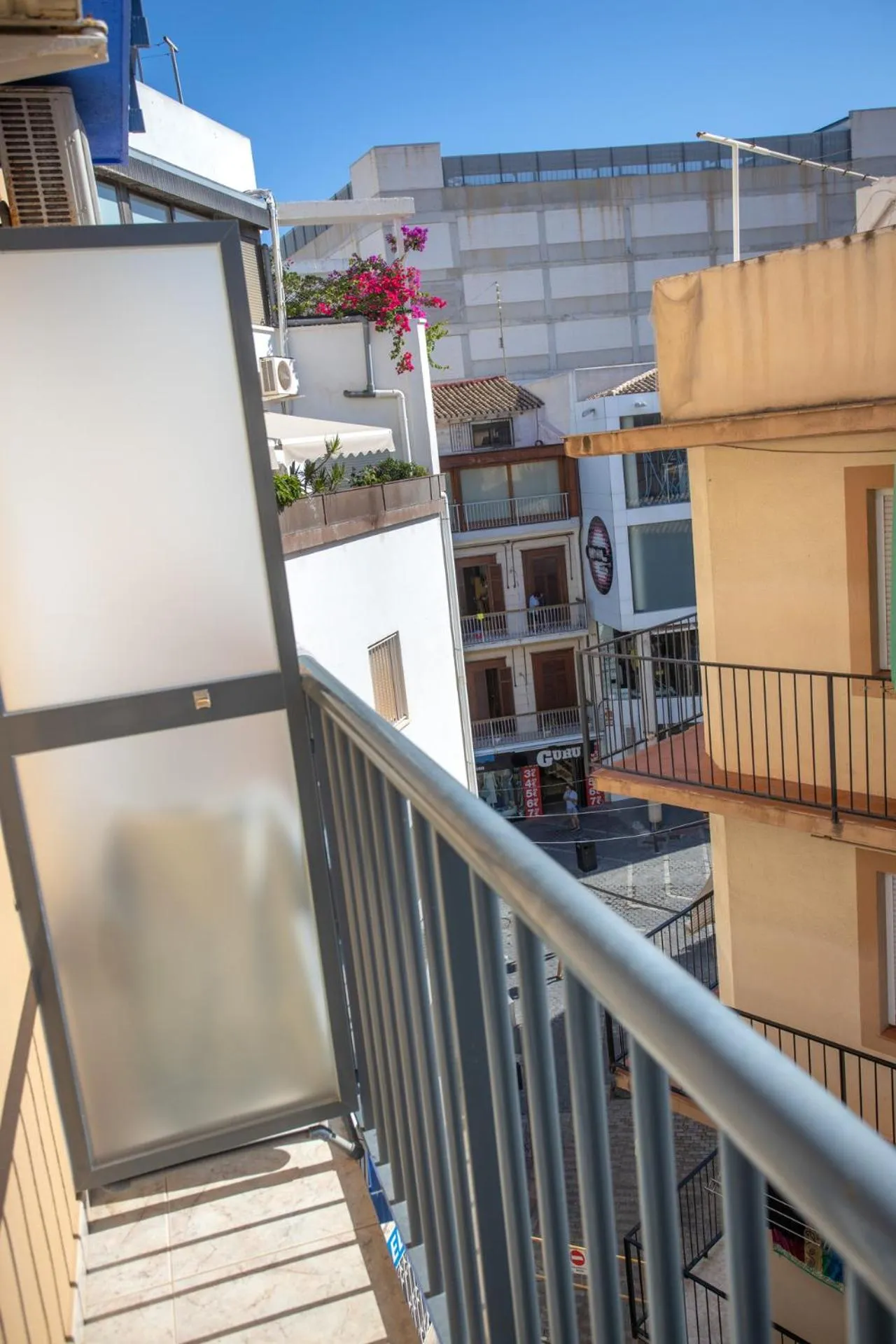 Quiet street view in Hotel Colón
