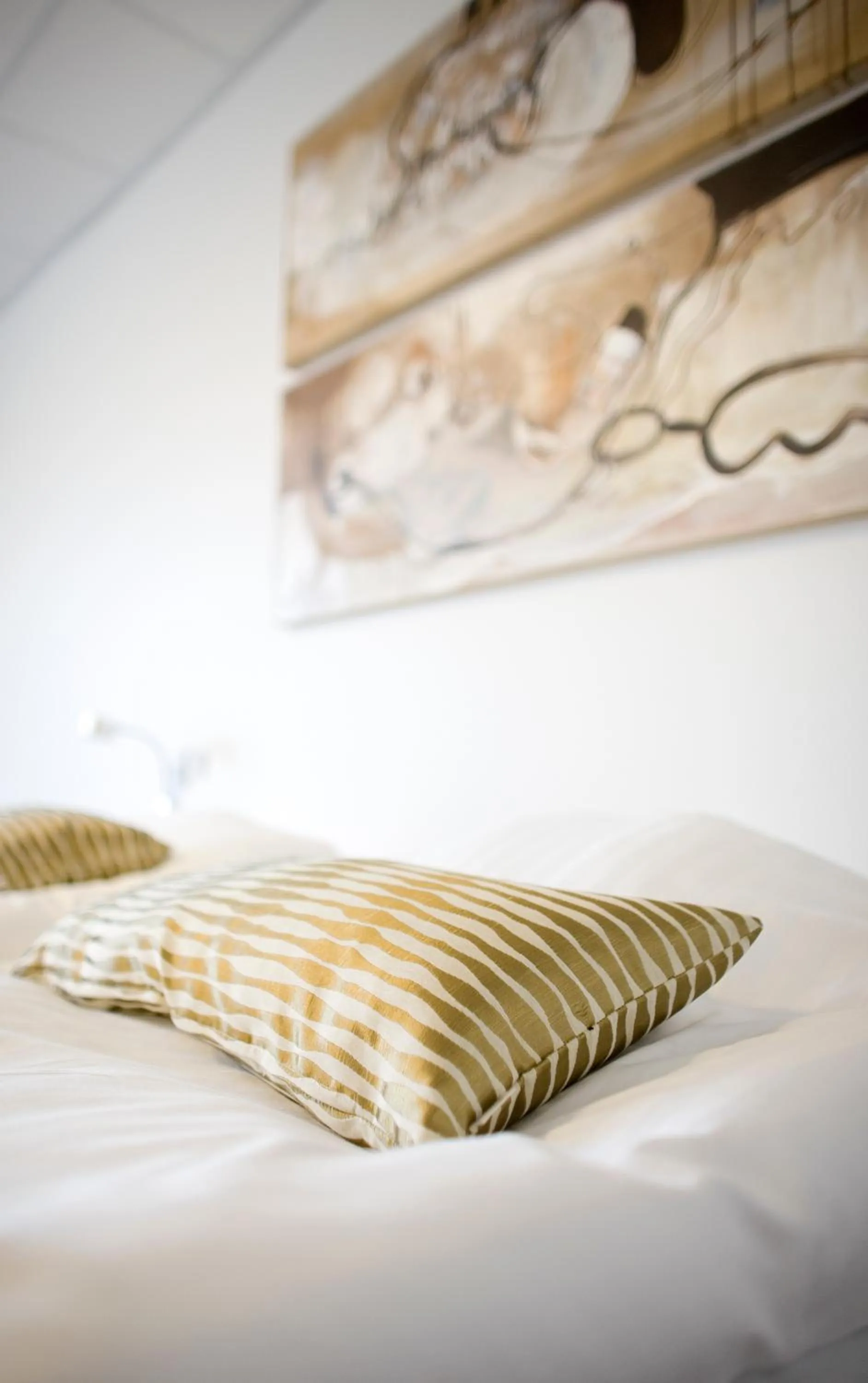 Bed in Hotel Thinggaard