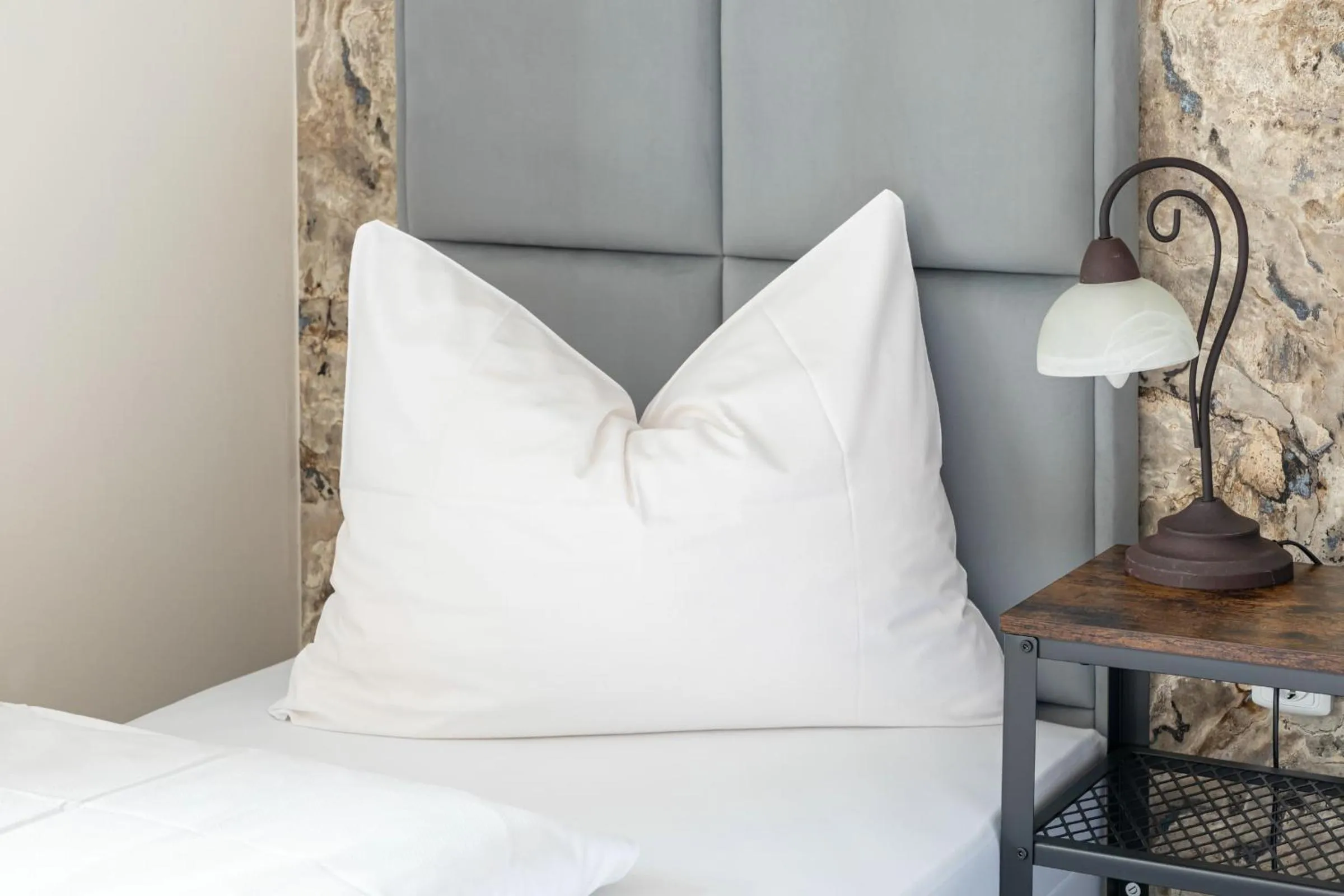 Bed in Hotel Kaiserhof