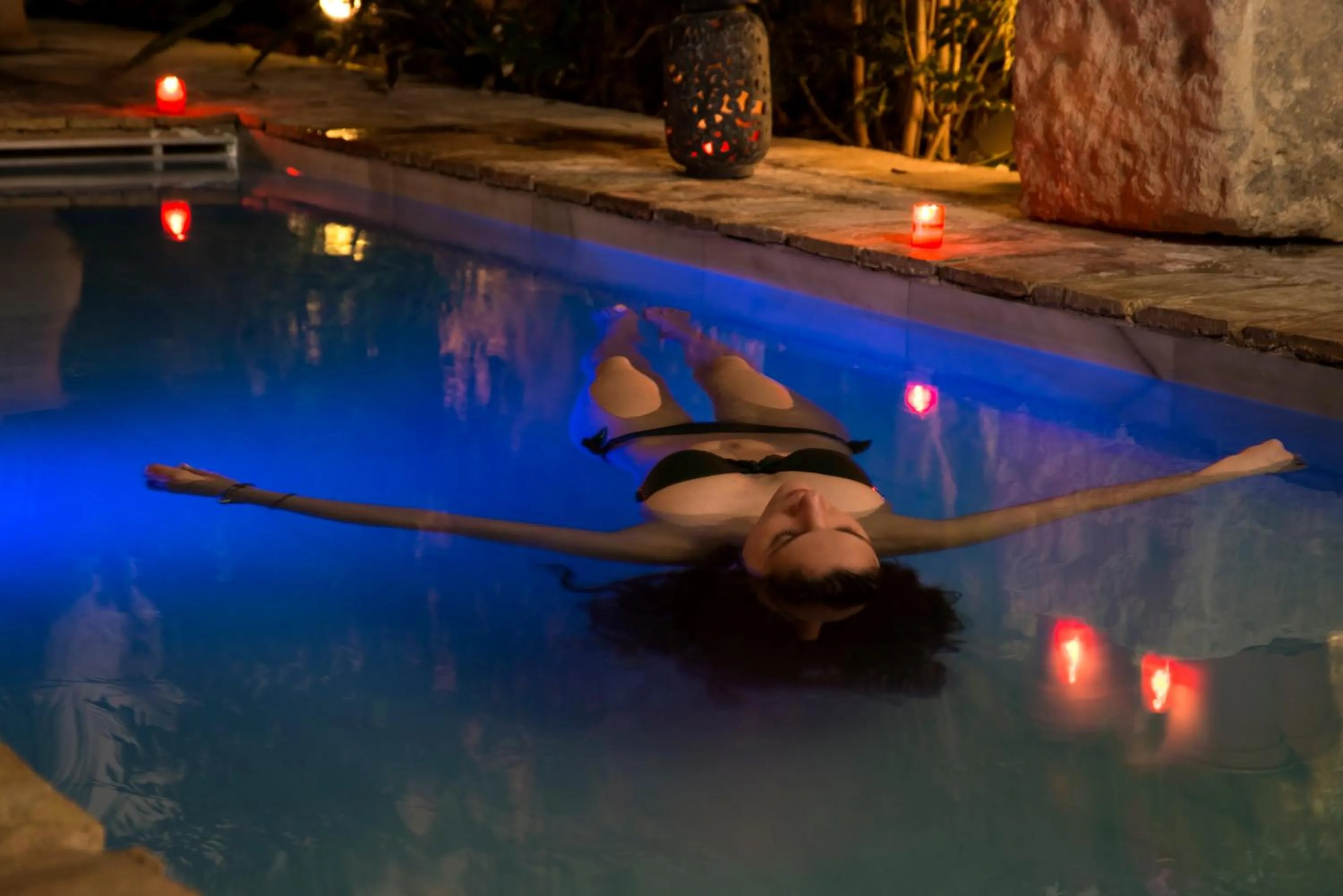 Pool view in Hospederia Baños Arabes De Cordoba