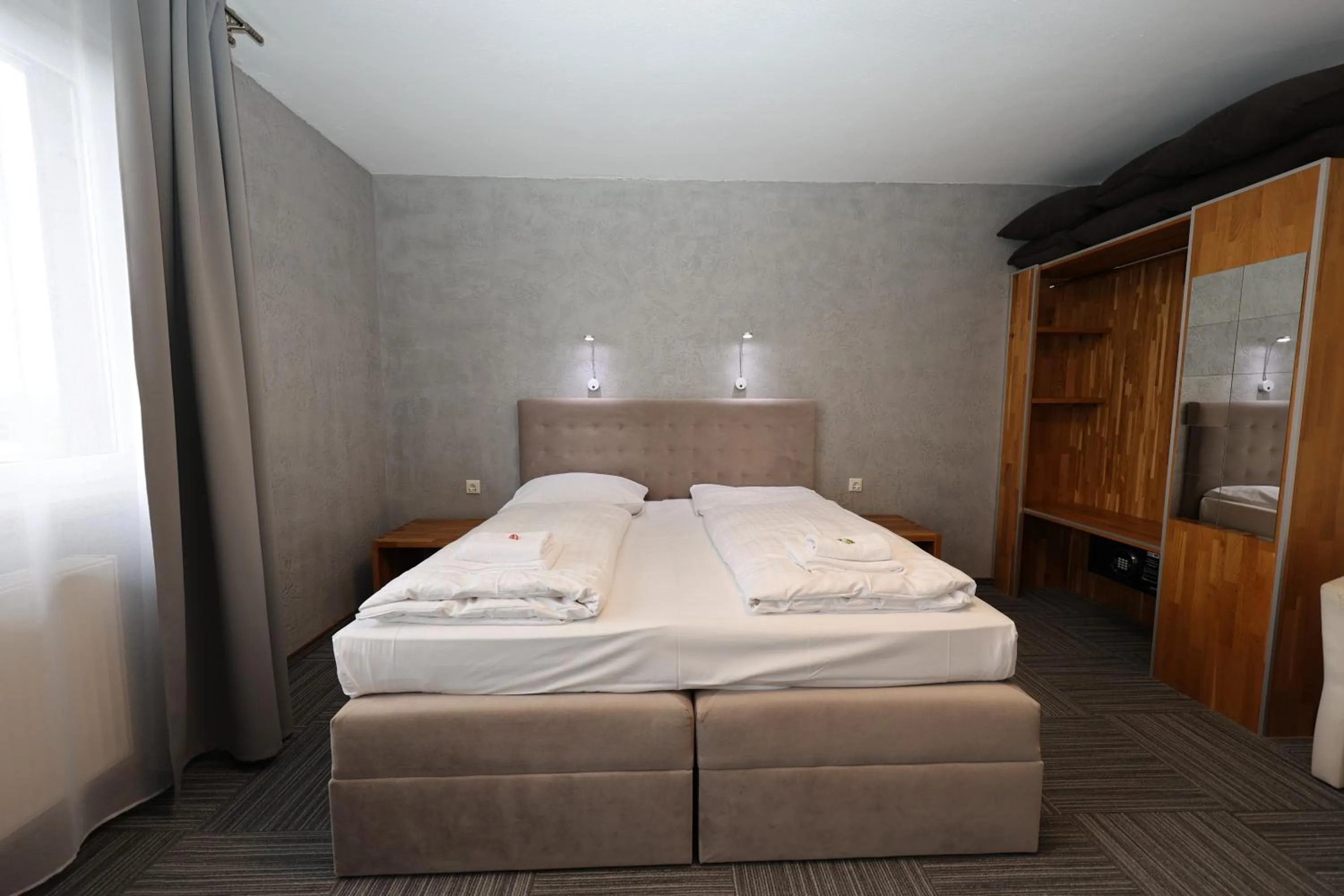 Bed in Hotel Zum Gründle