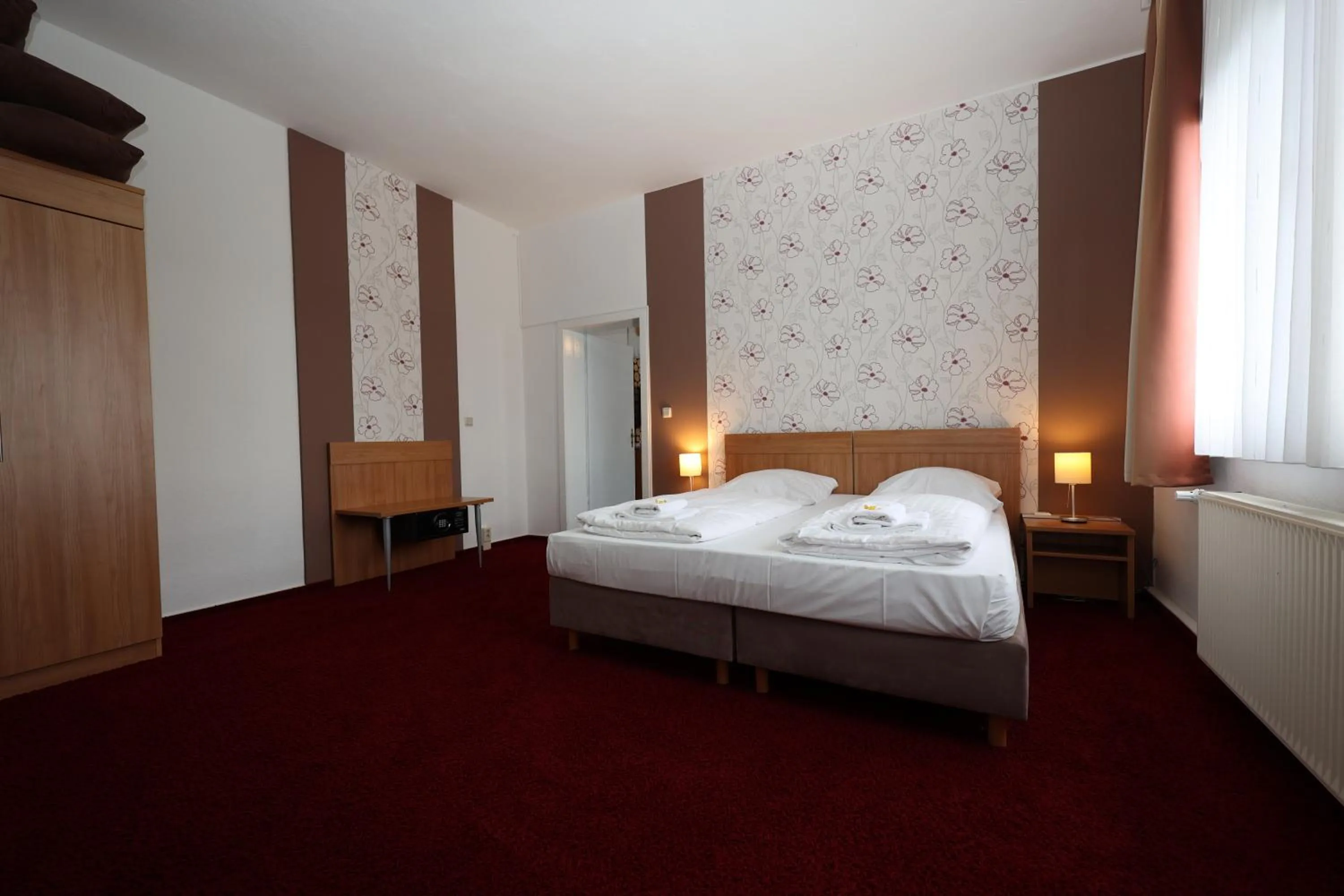 Bed in Hotel Zum Gründle