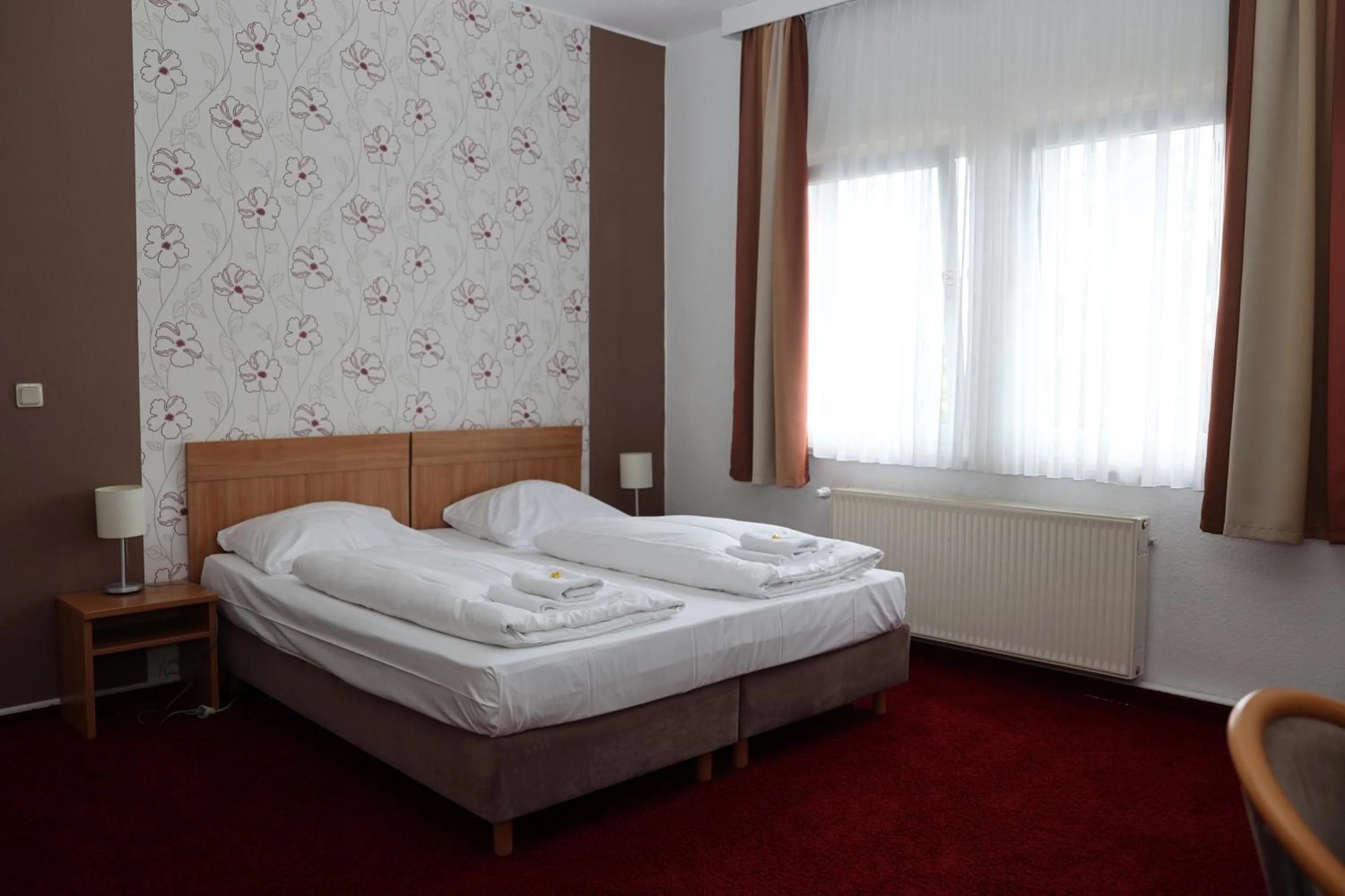 Bed in Hotel Zum Gründle