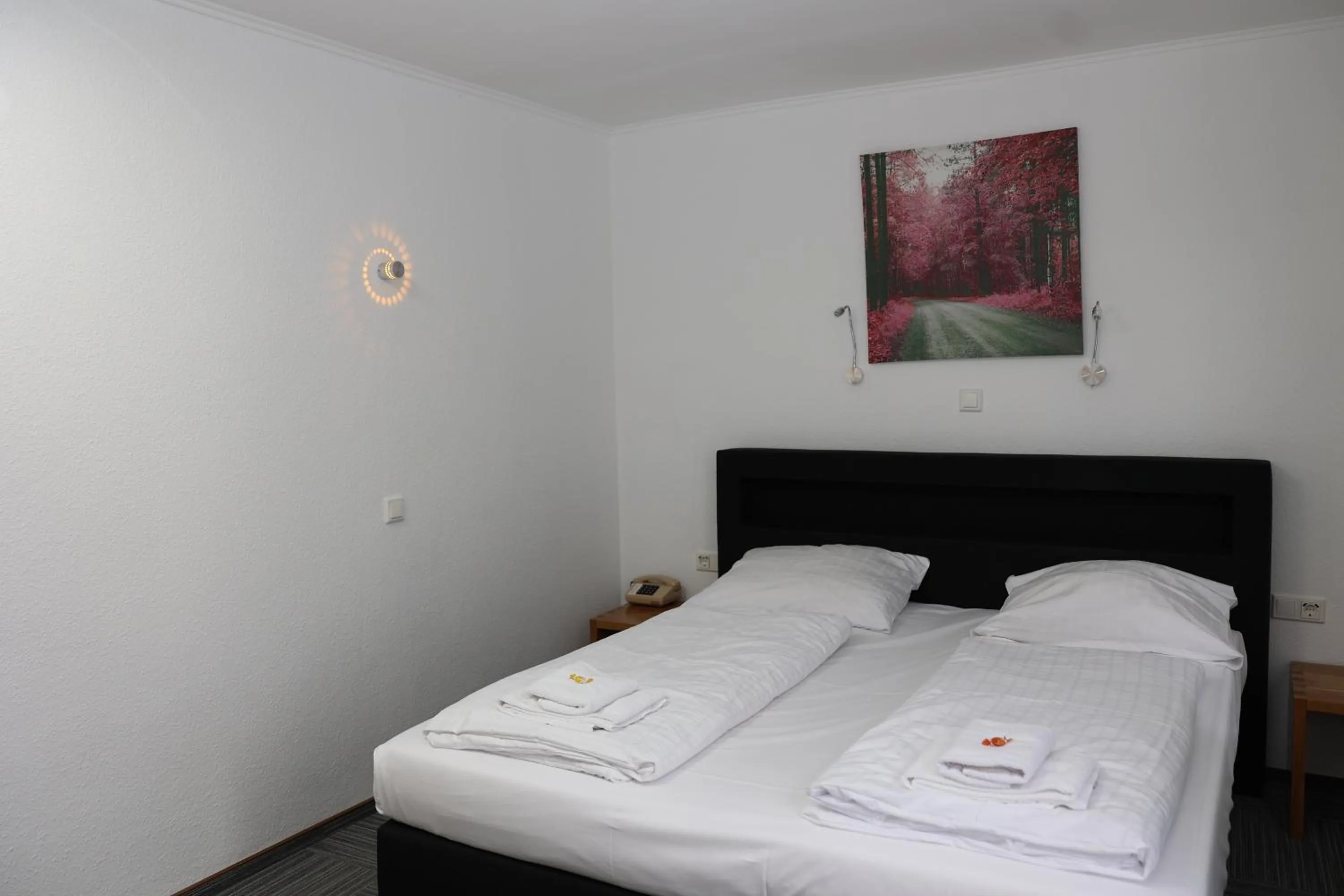 Bed in Hotel Zum Gründle