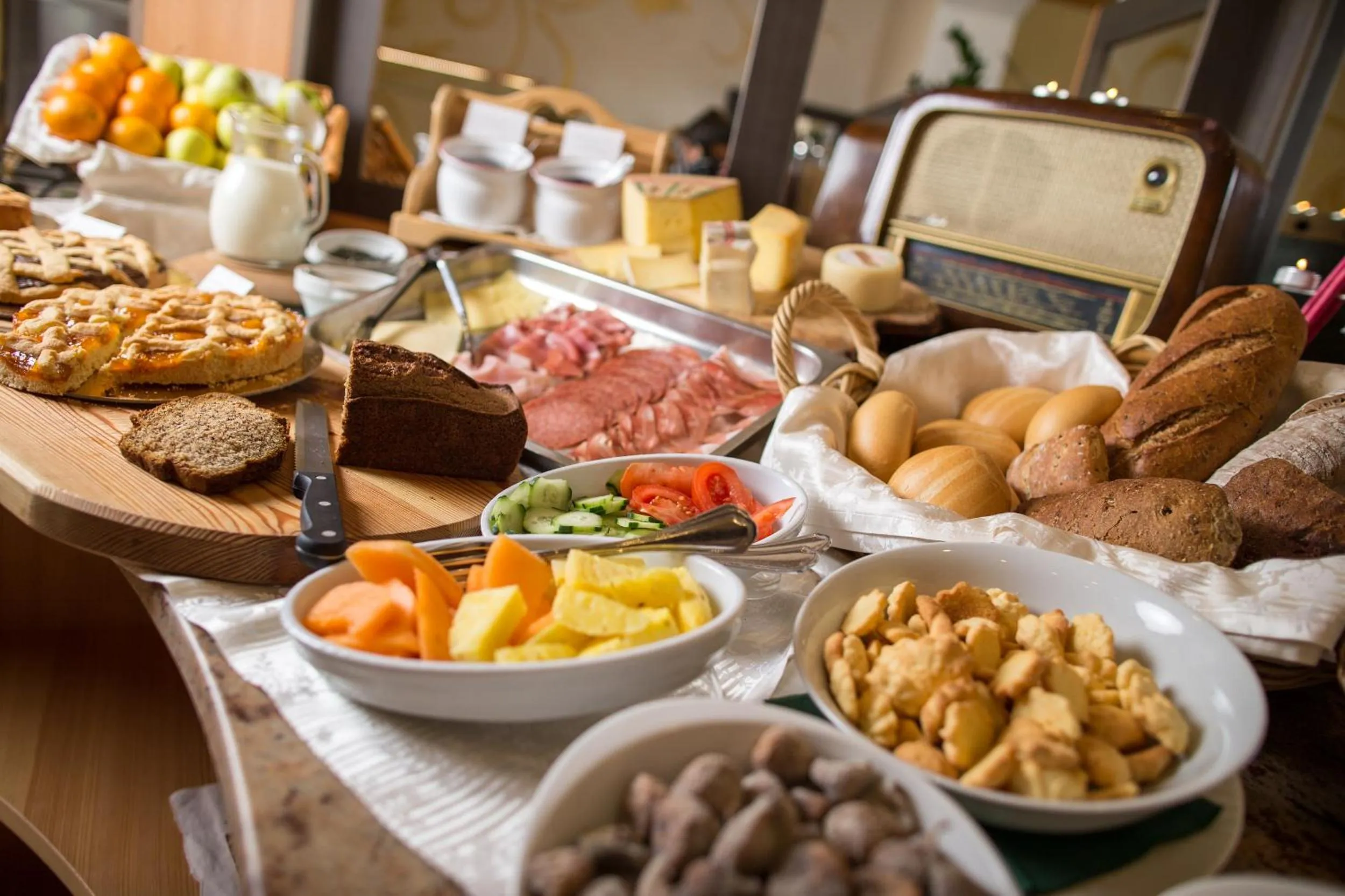 Food and drinks in Hotel Erica