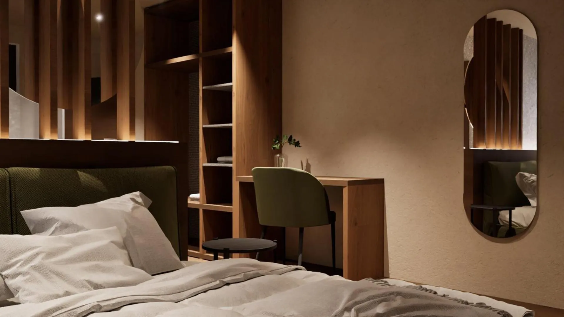 Bedroom, Bed in Hotel Erica