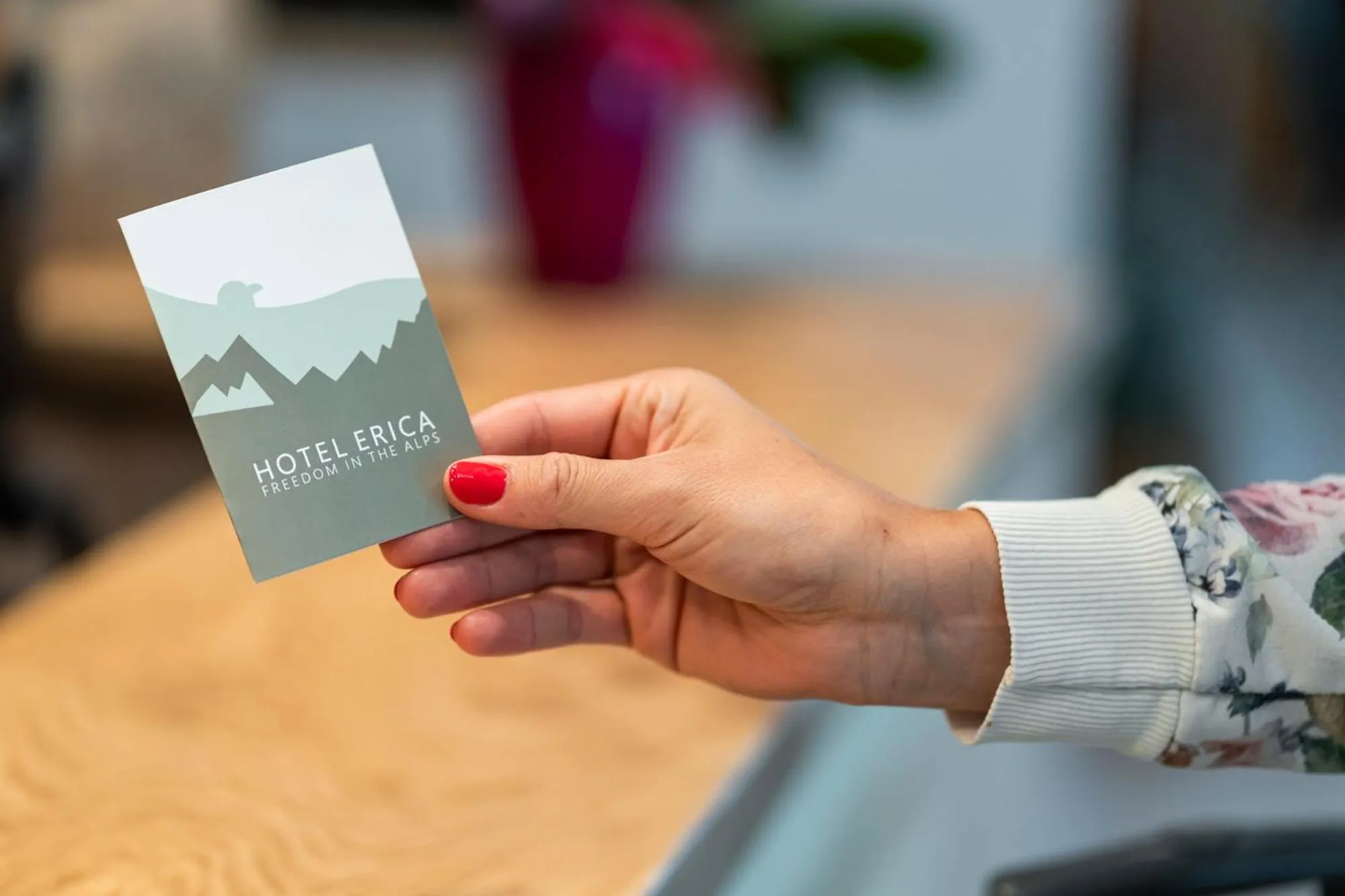 Lobby or reception in Hotel Erica