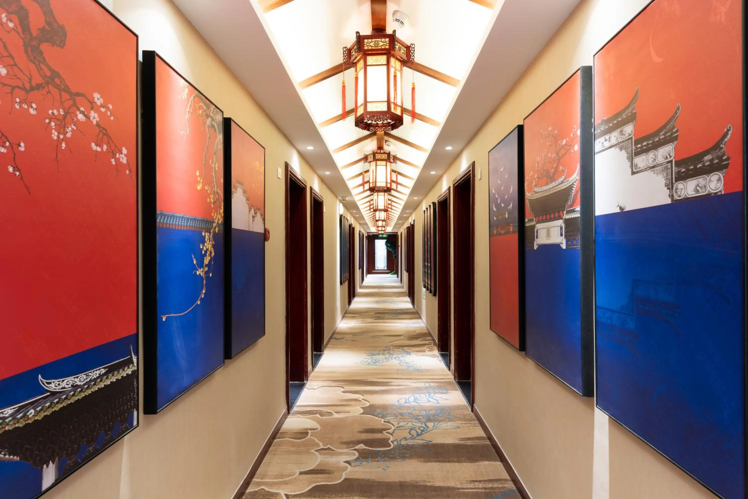 Decorative detail in Chinese Culture Holiday Hotel 唐府