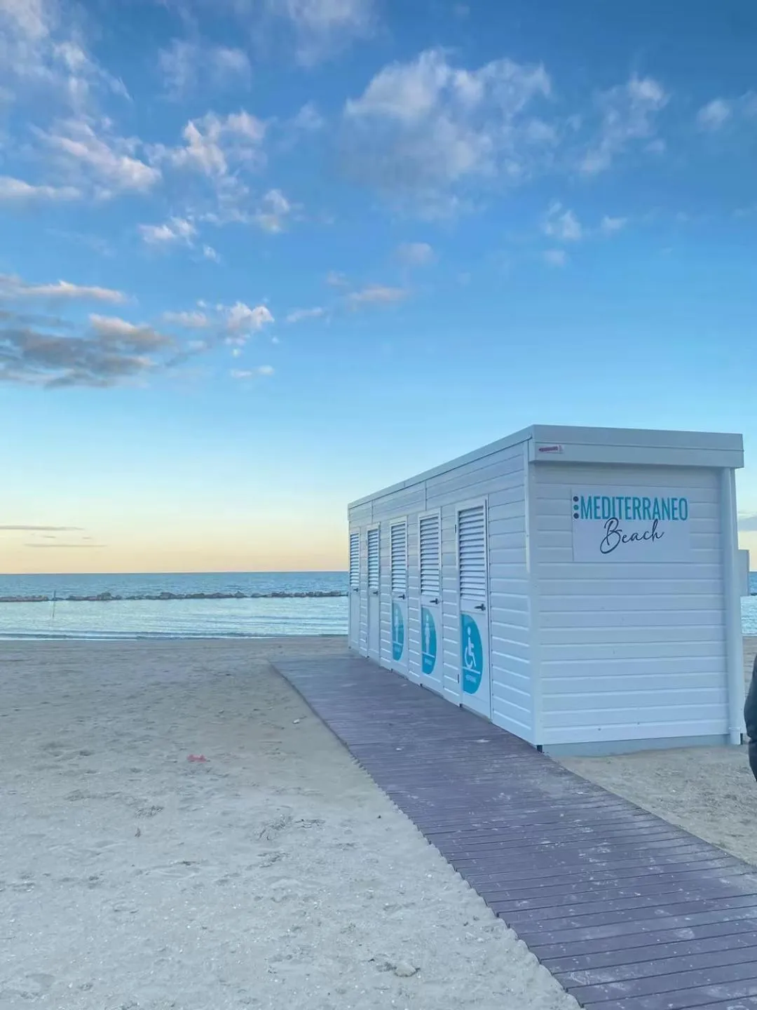 Beach in Hotel Mediterraneo