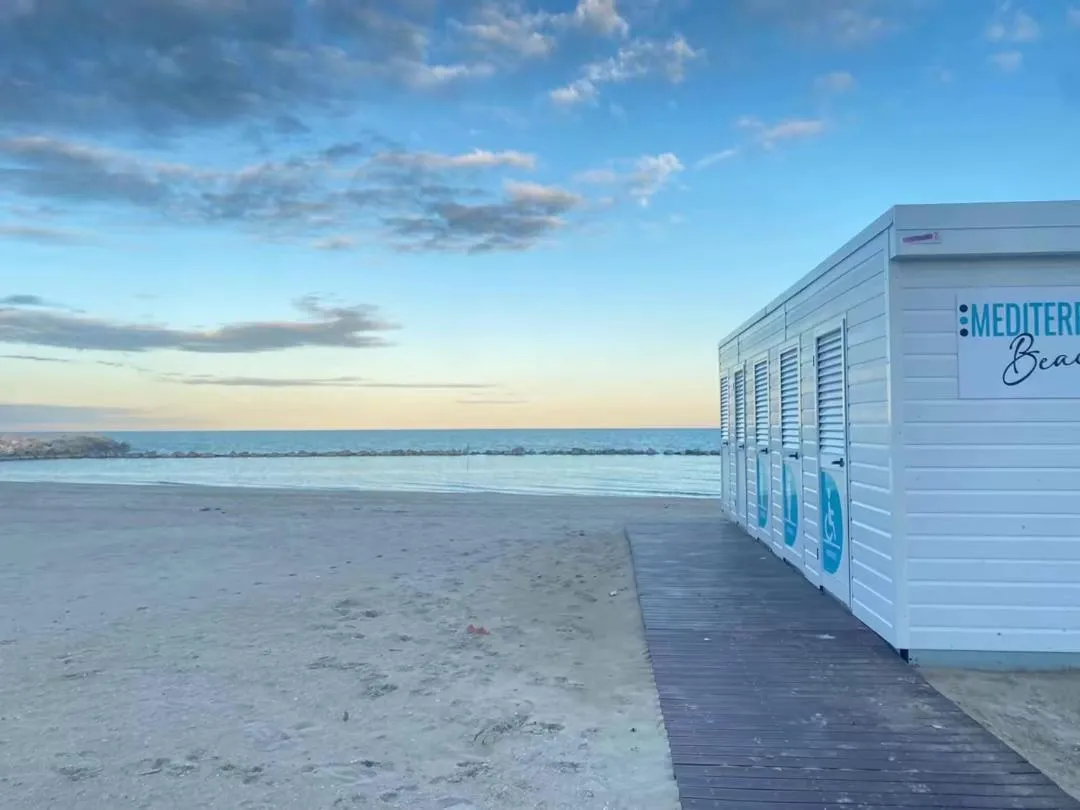 Beach in Hotel Mediterraneo