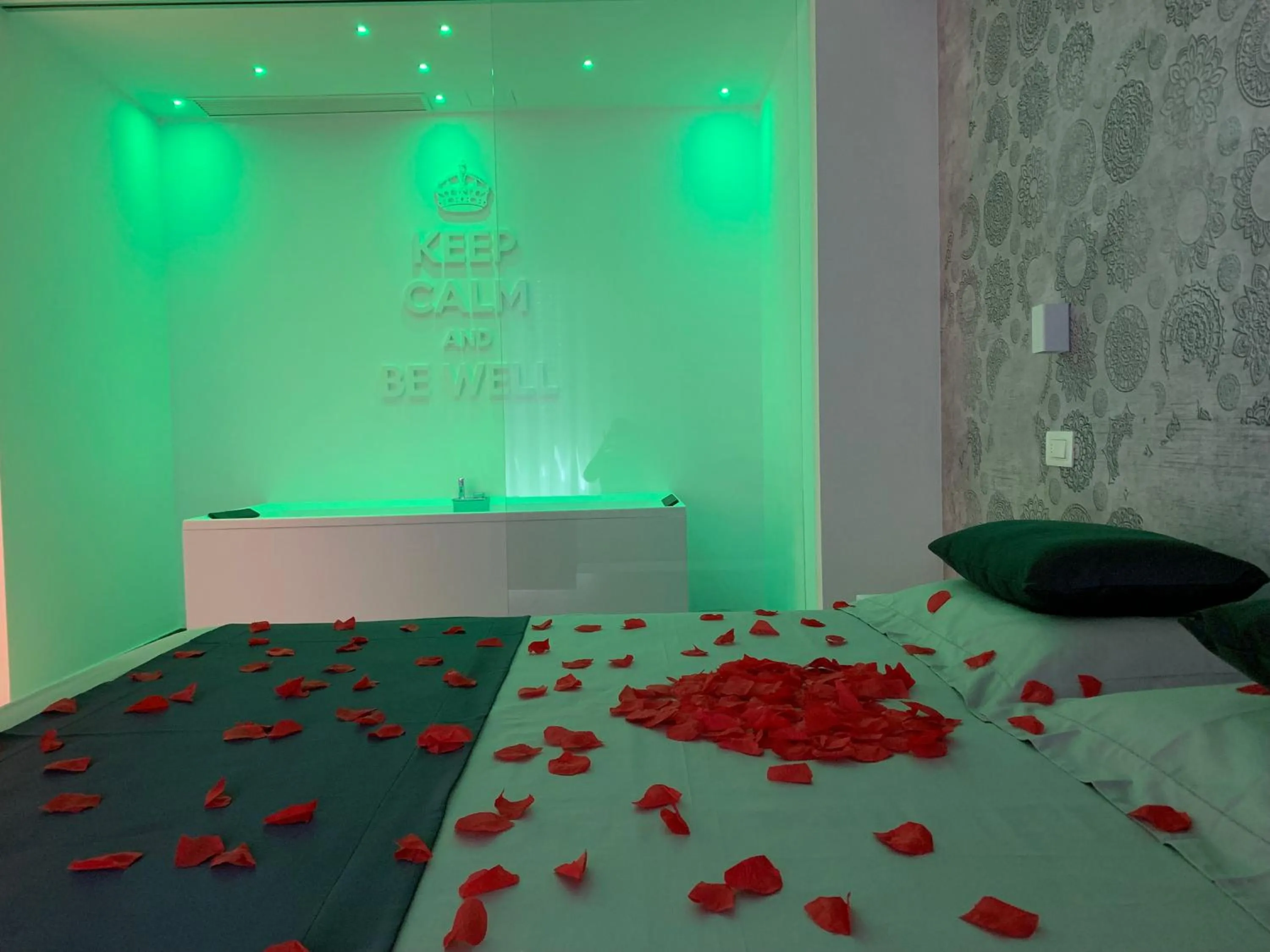 Bed in Hotel Mediterraneo