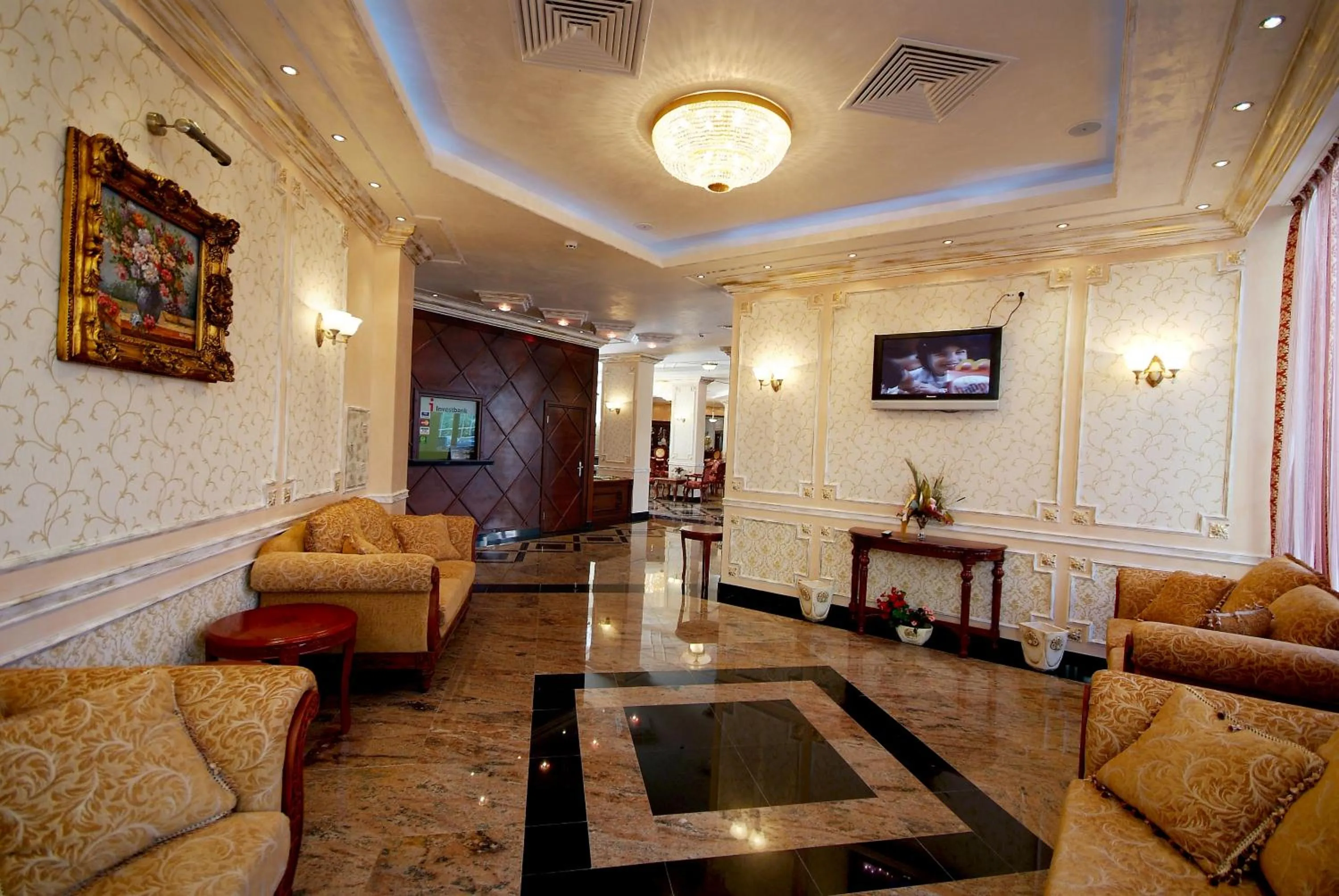 Lobby or reception in Karolina Hotel