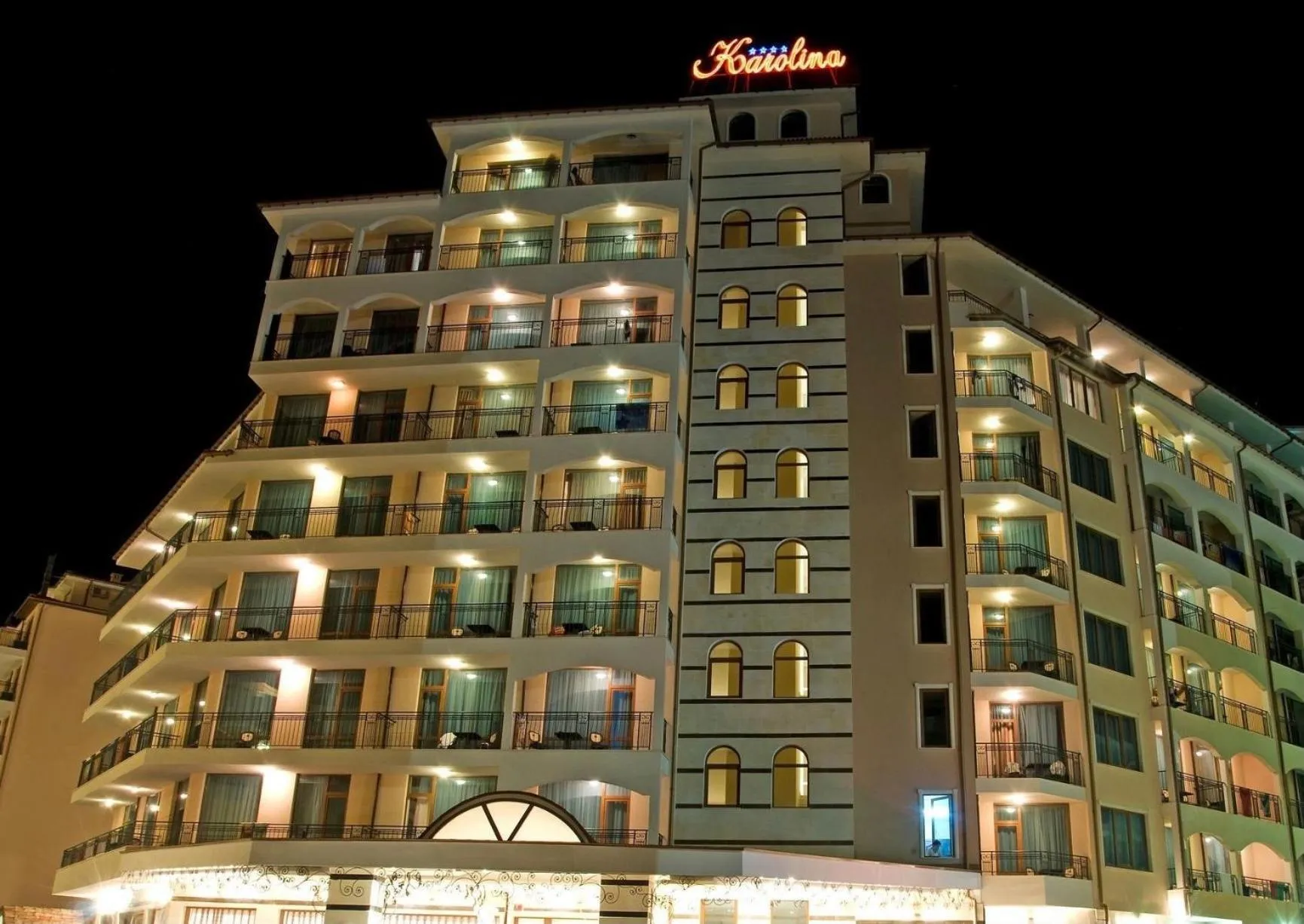 Property building in Karolina Hotel