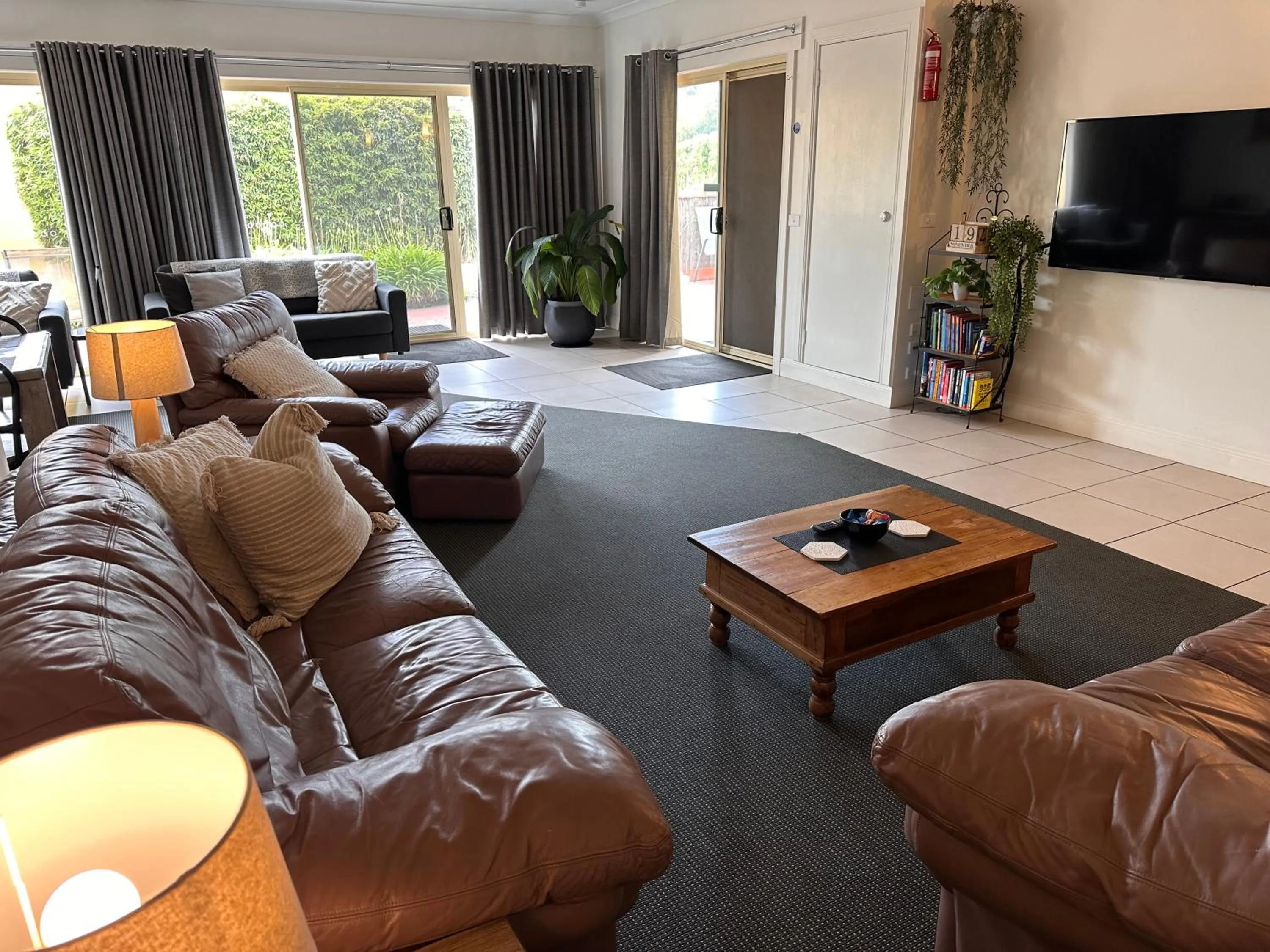 Living room in Austral Place 88 via Merri River