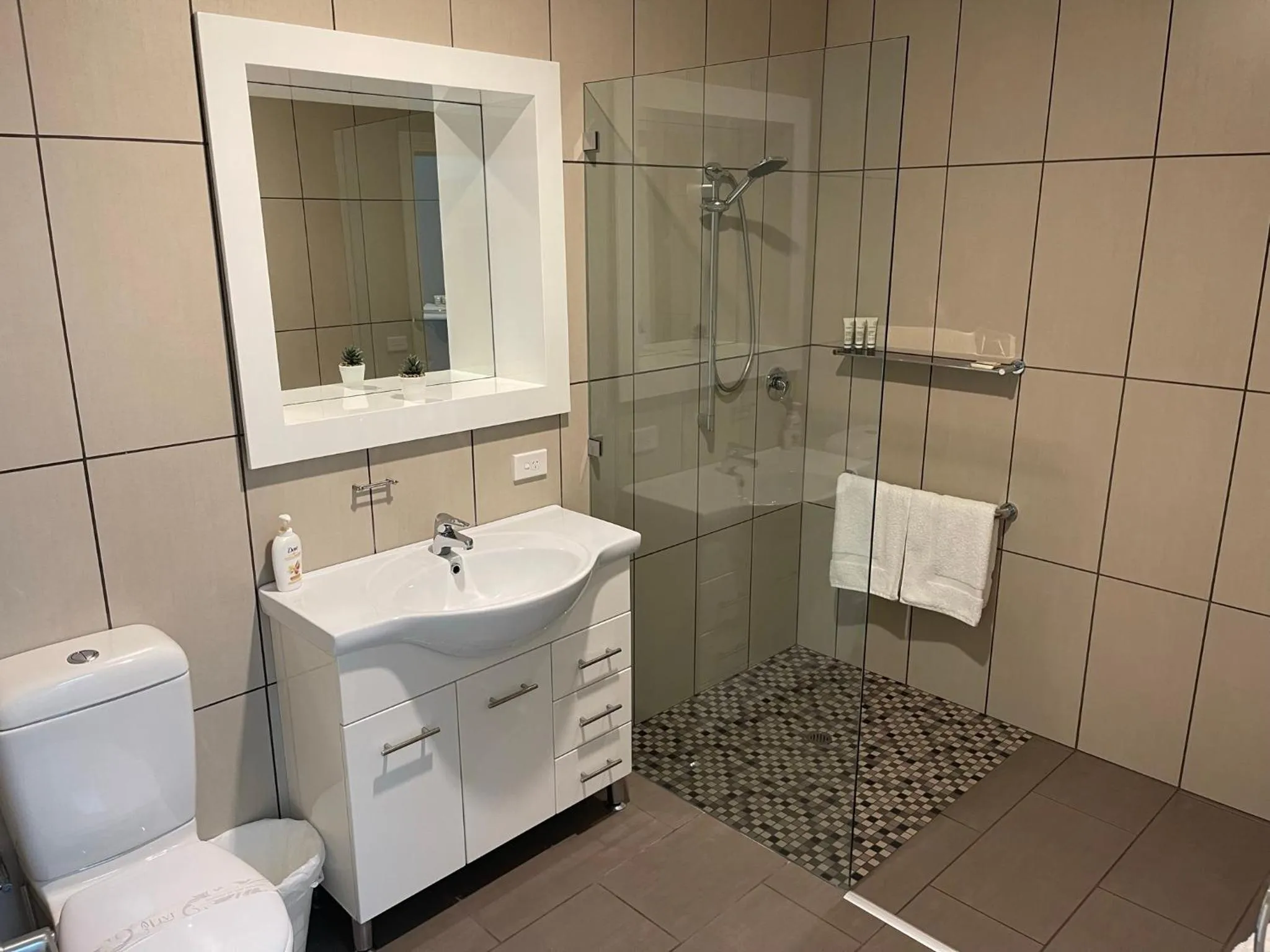 Bathroom in Austral Place 88 via Merri River