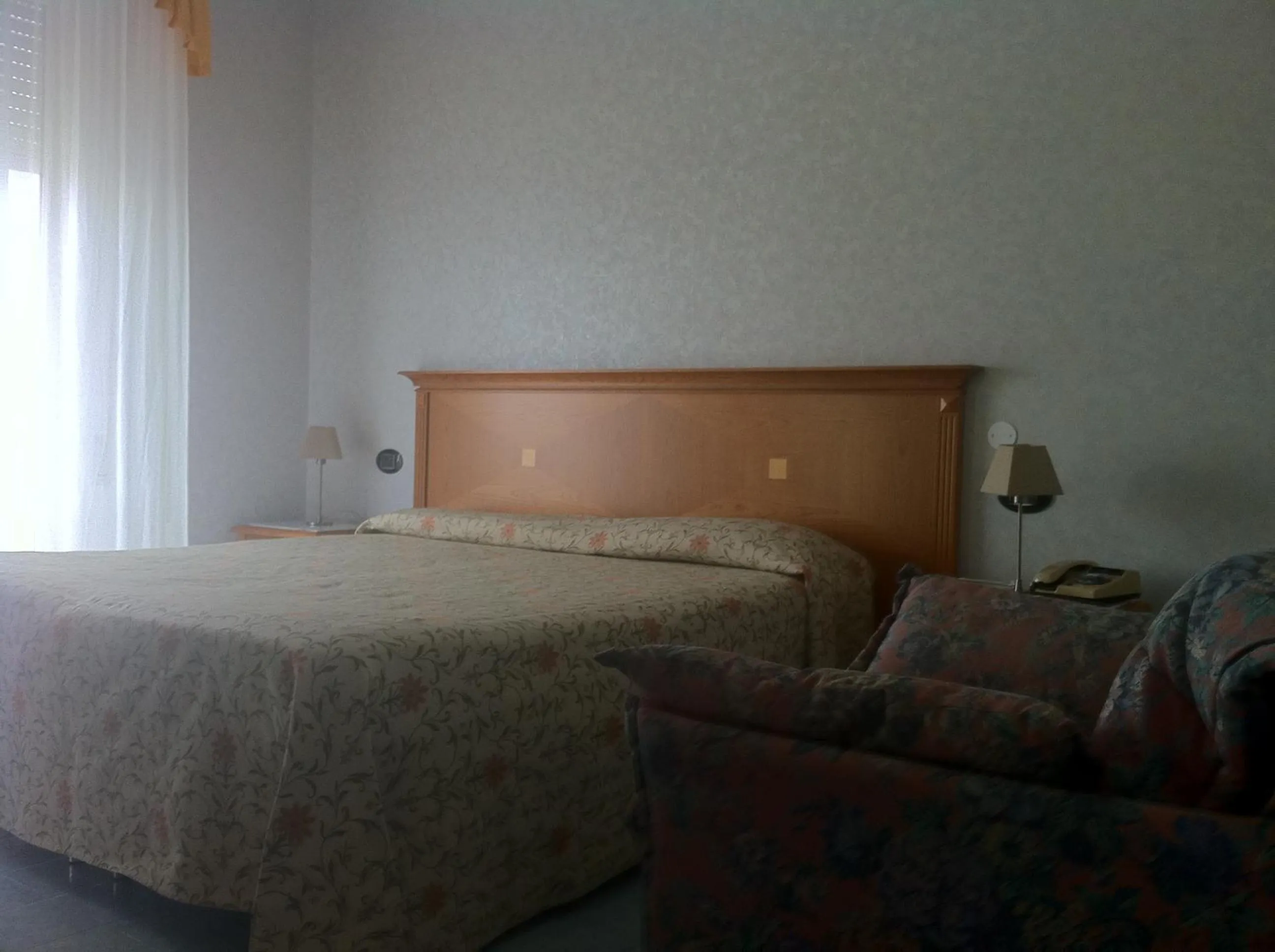 Decorative detail, Bed in Hotel Lido