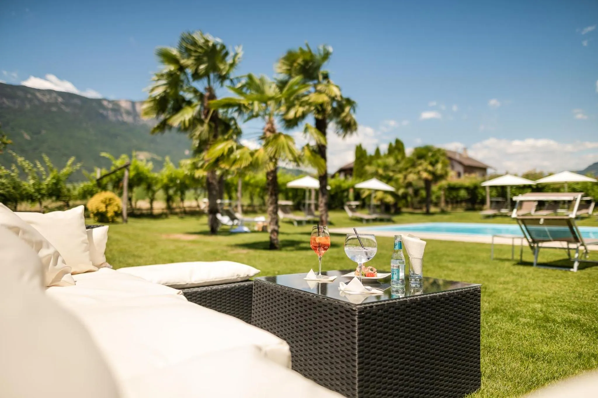 Garden in Hotel Mandelhof