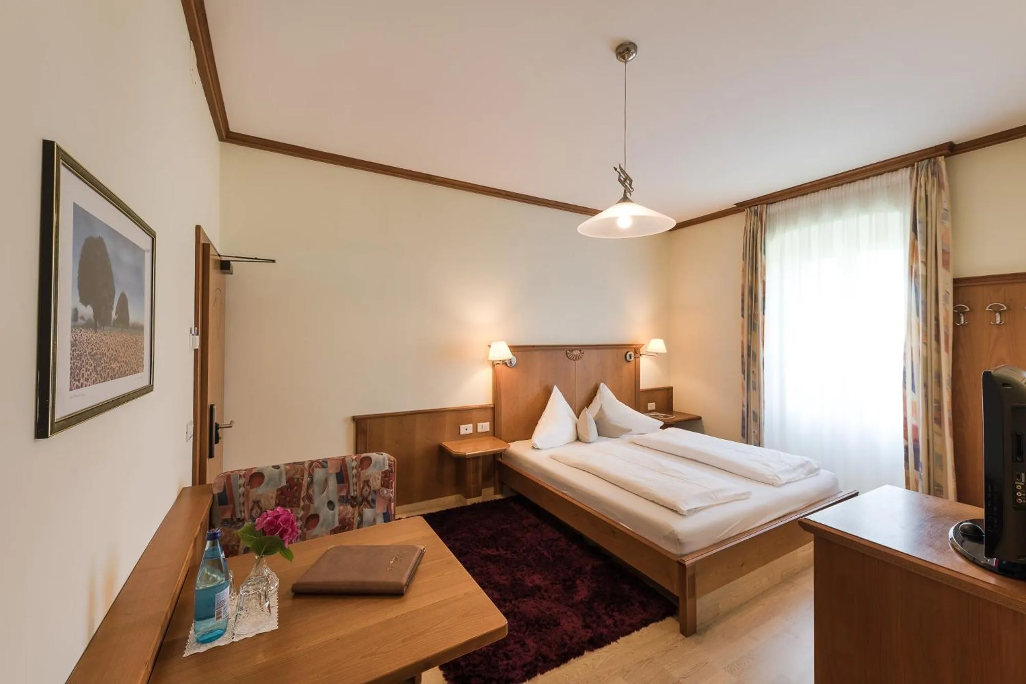 Decorative detail, Bed in Hotel Mandelhof