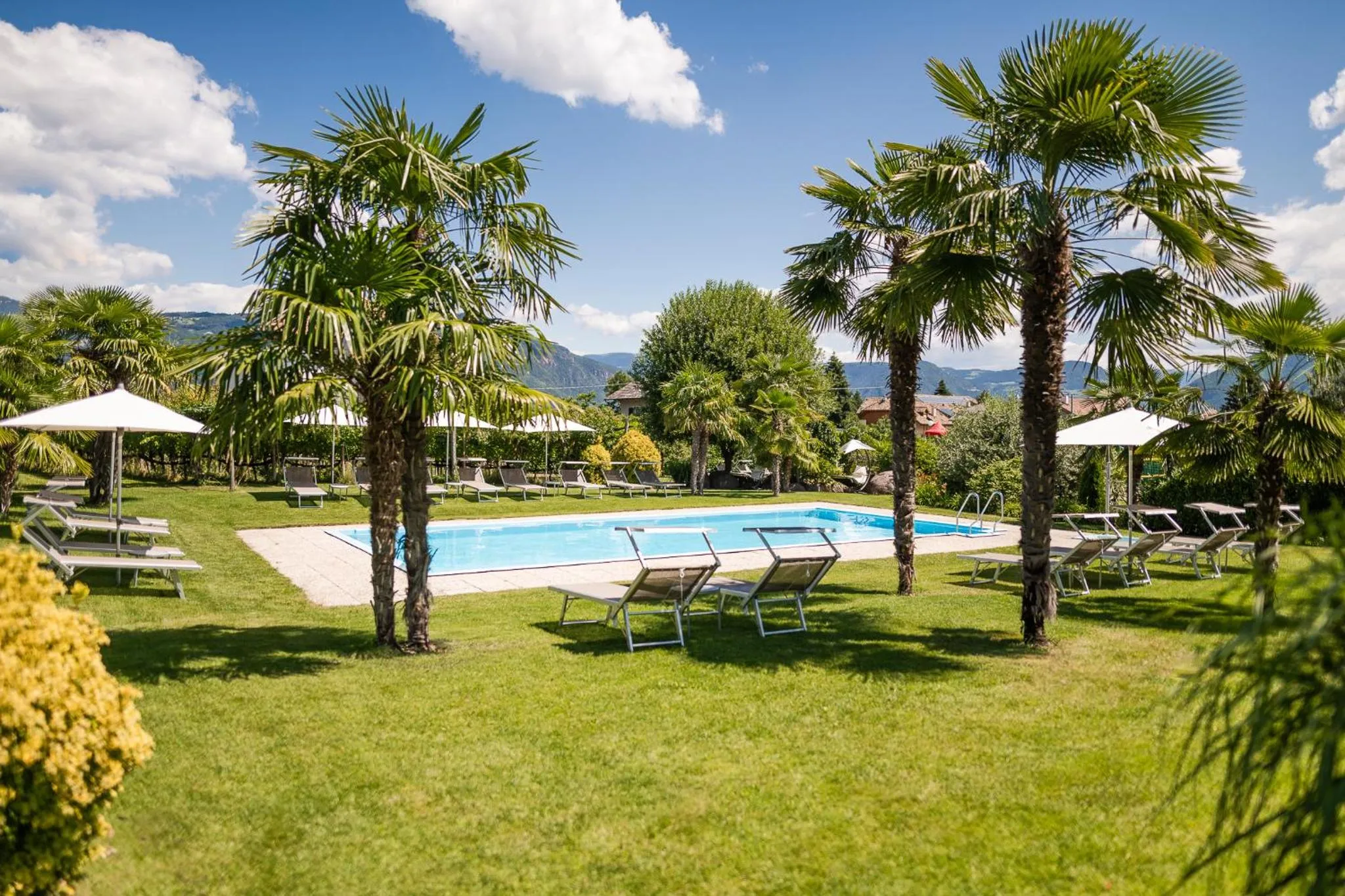 Garden in Hotel Mandelhof