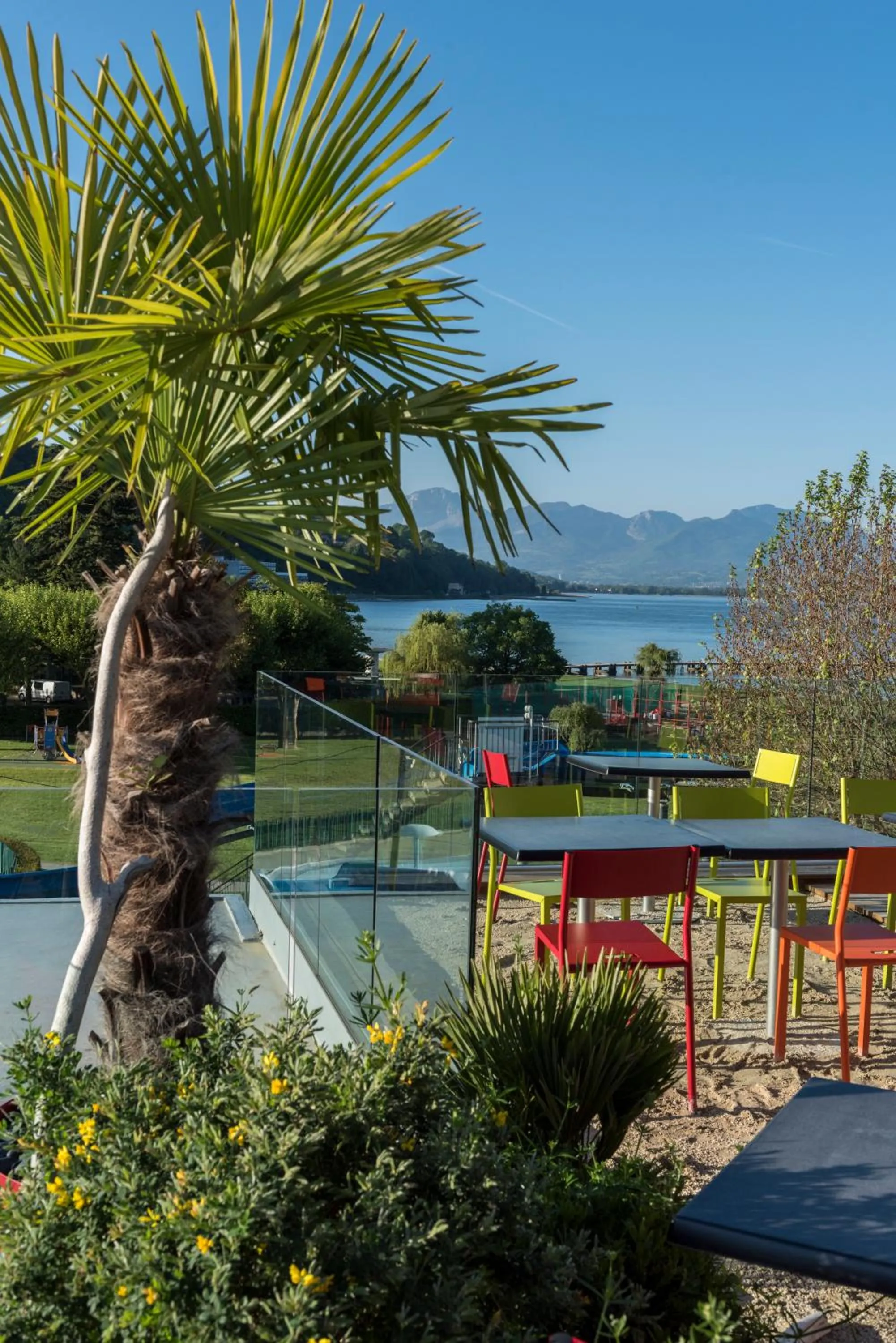 Patio in Best Western Aquakub