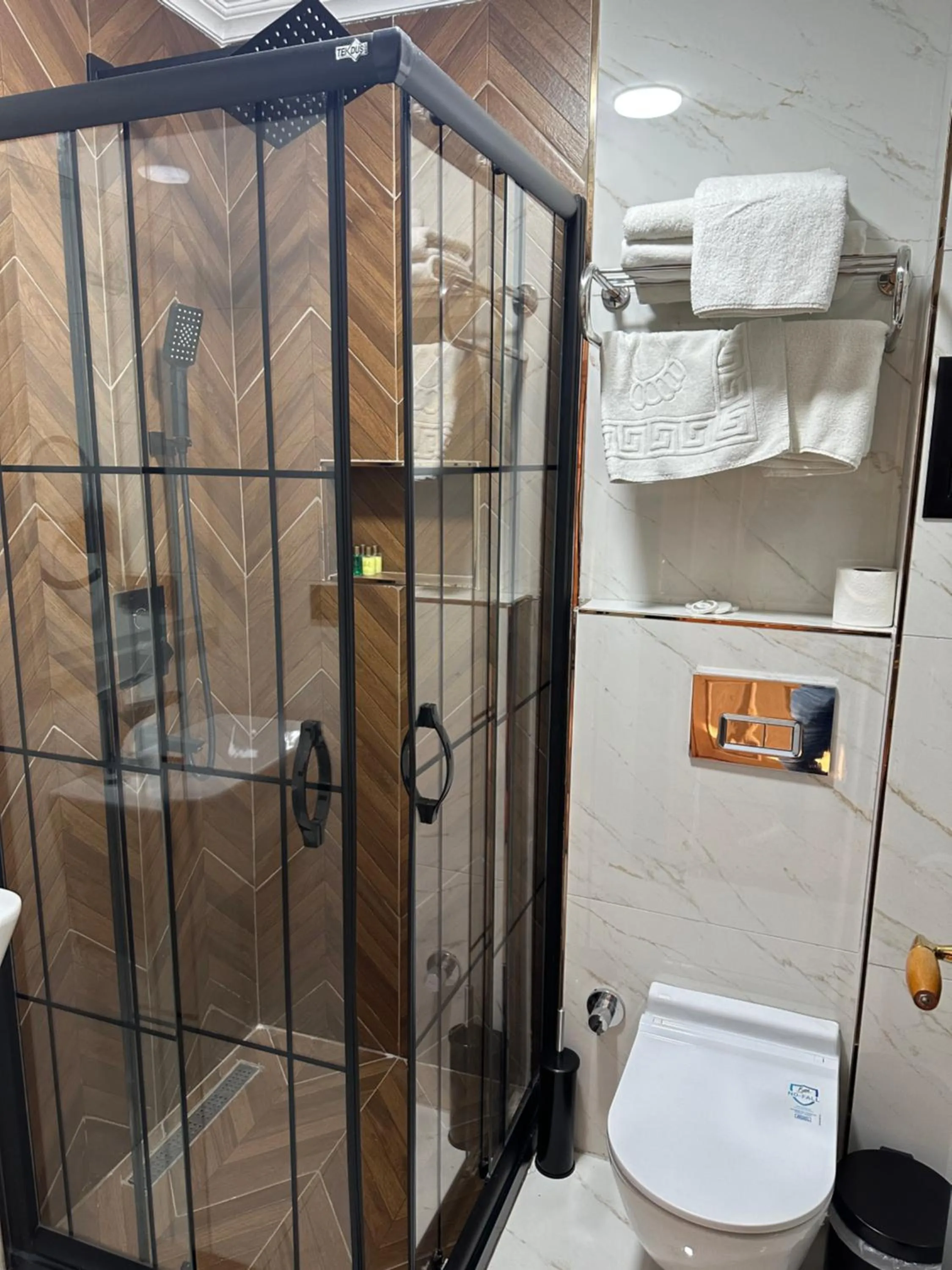 Shower in Blue Tuana Hotel Old City