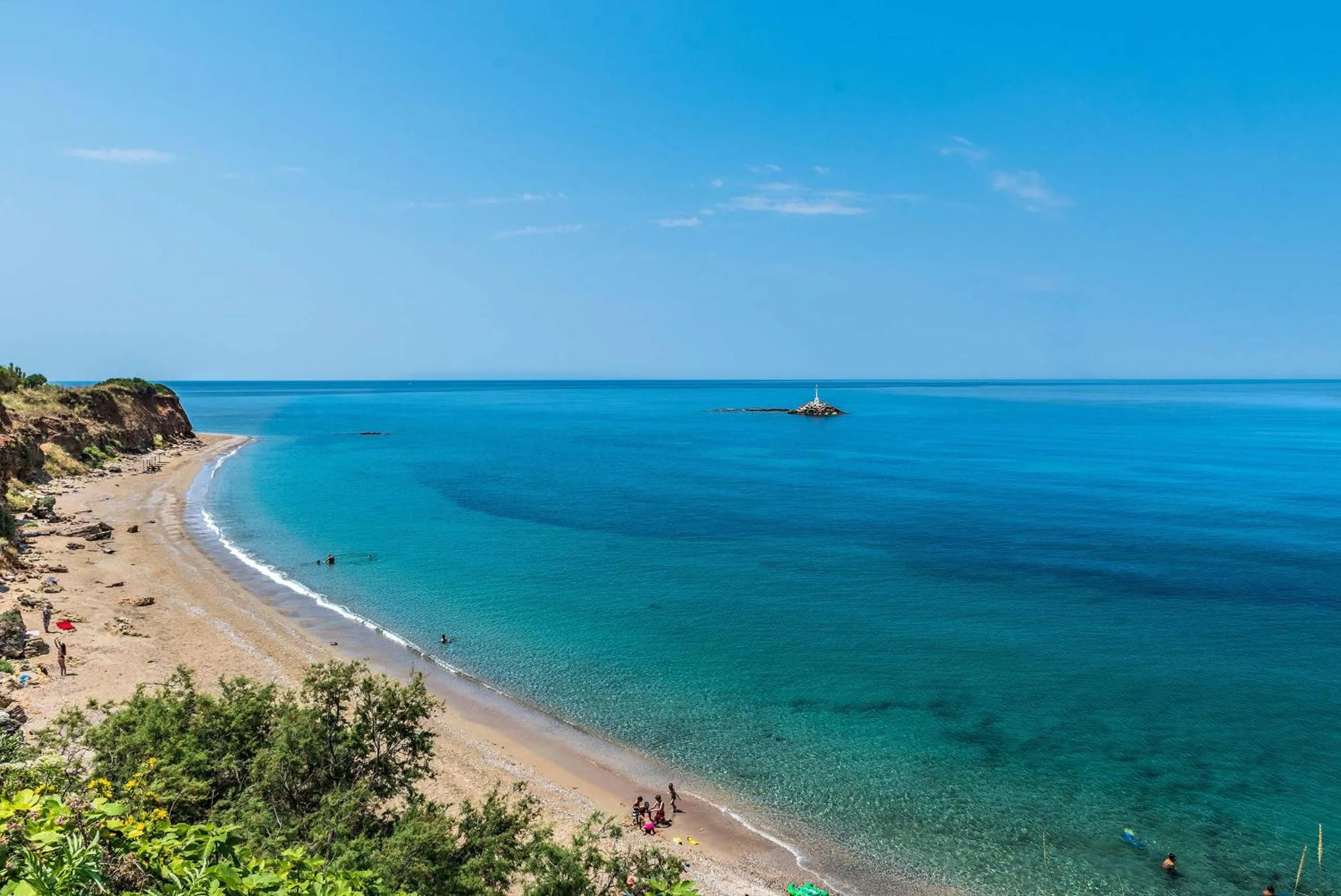 Beach in Dionisos Hotel