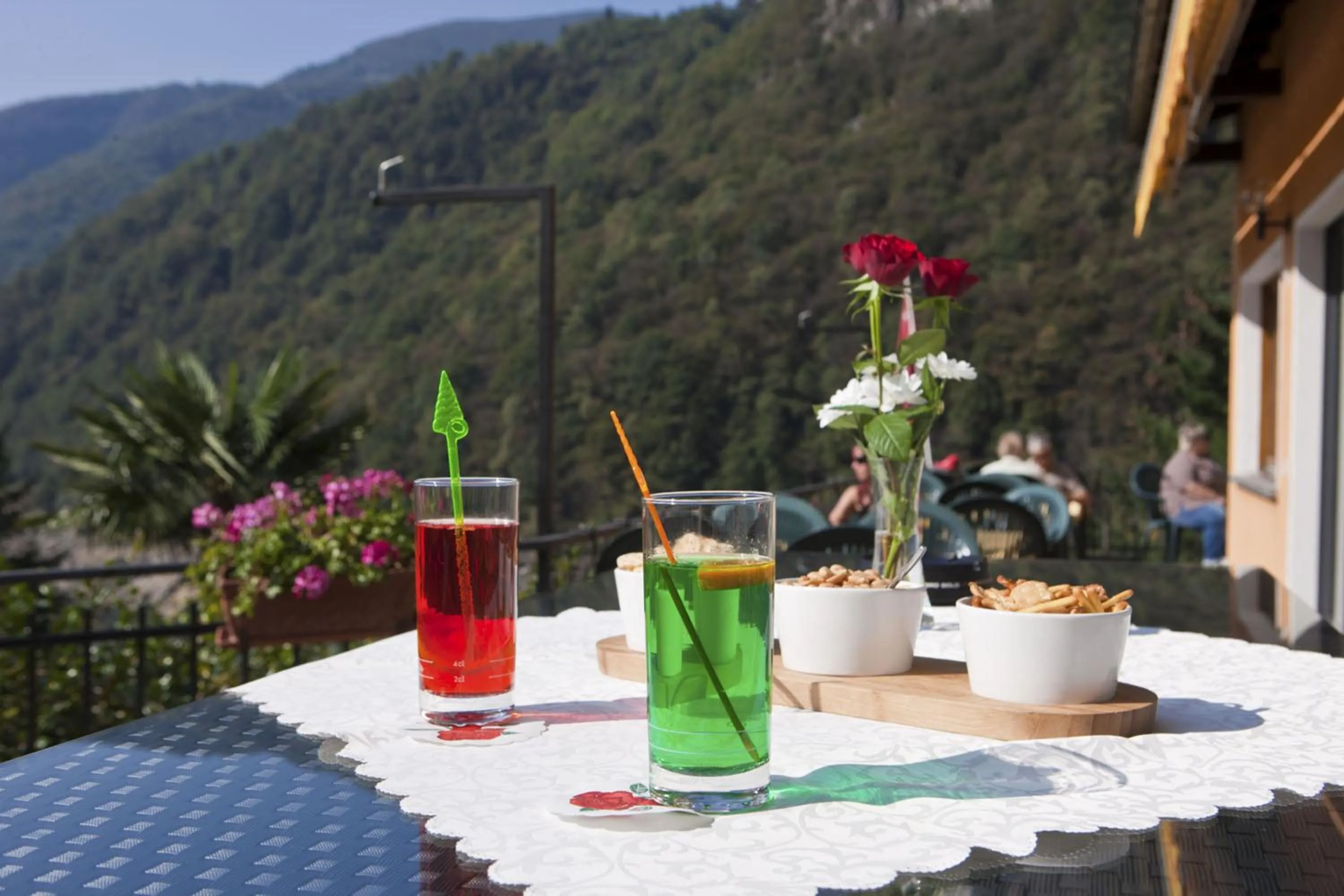 Food and drinks in Hotel Al Lago