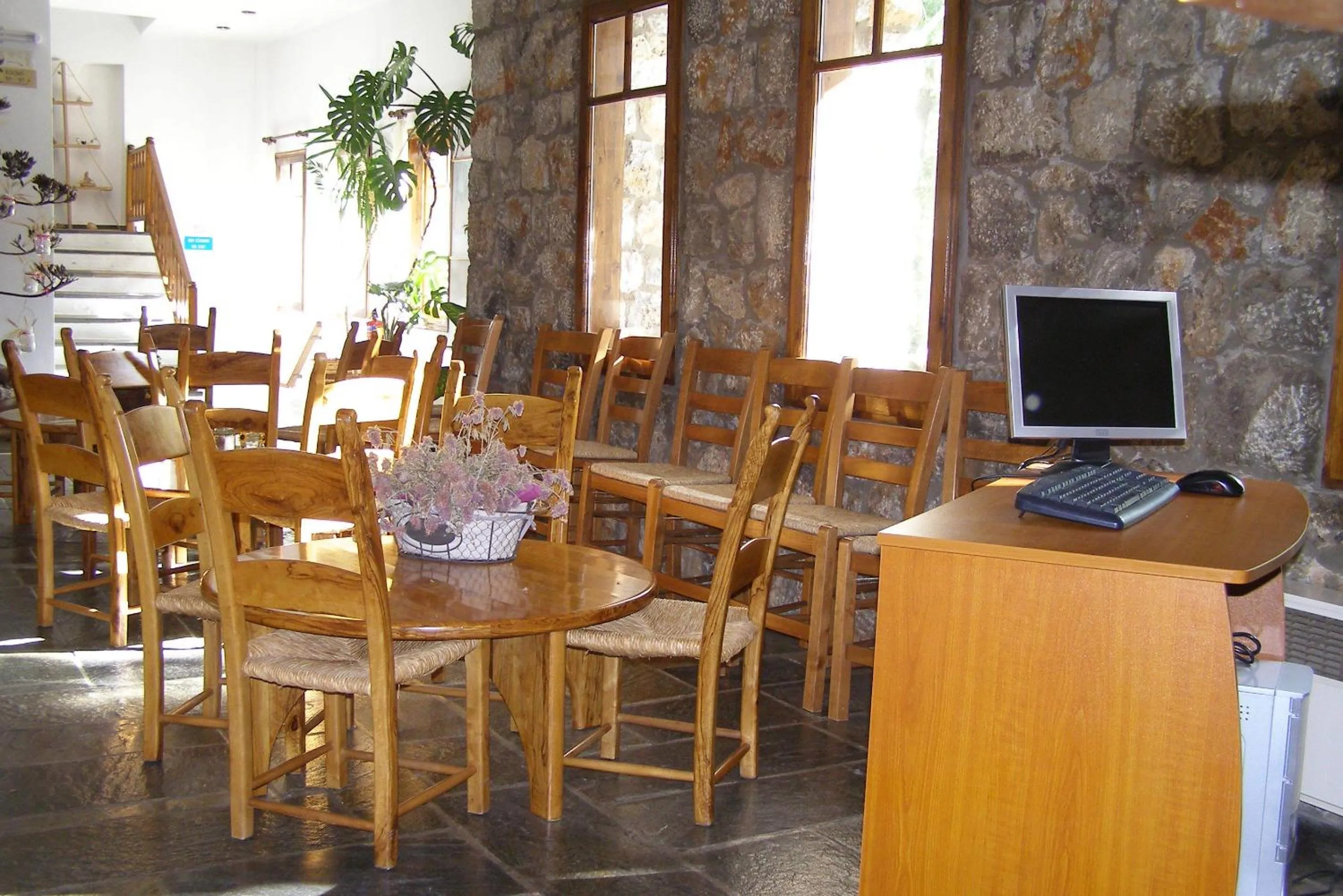 Lounge or bar in Neos Omalos Hotel