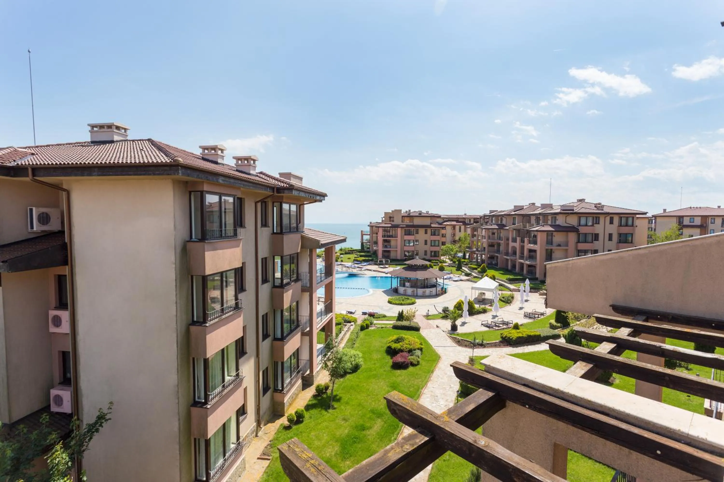 Pool view in Kaliakria Resort