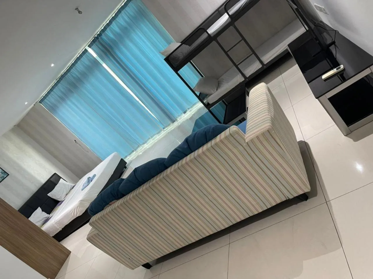 Bed in JB City D'Esplanade Shopping mall apartment
