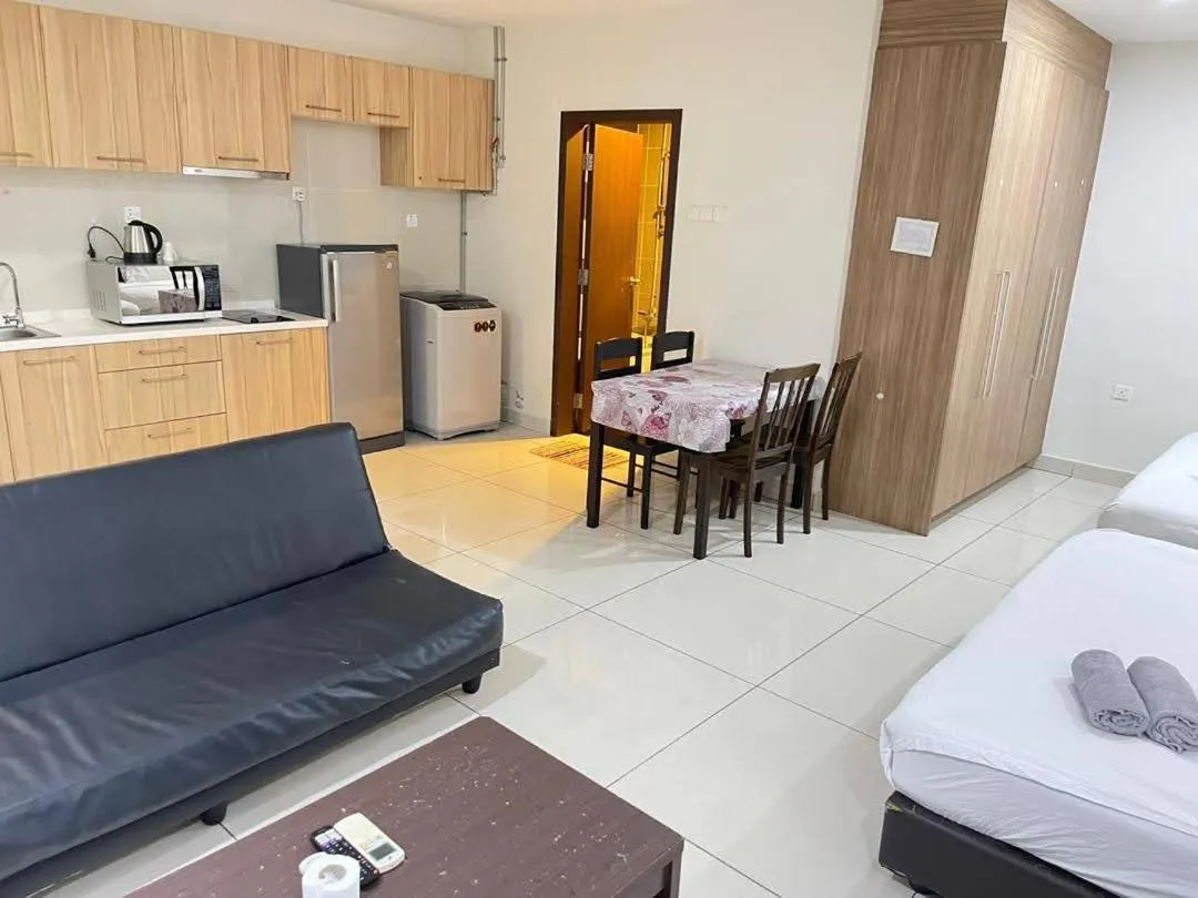 Bed in JB City D'Esplanade Shopping mall apartment