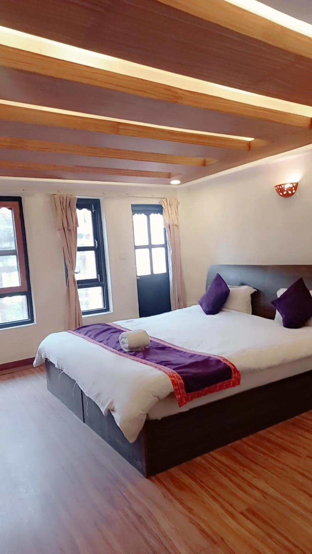 Bed in Hotel Bhaktapur Inn