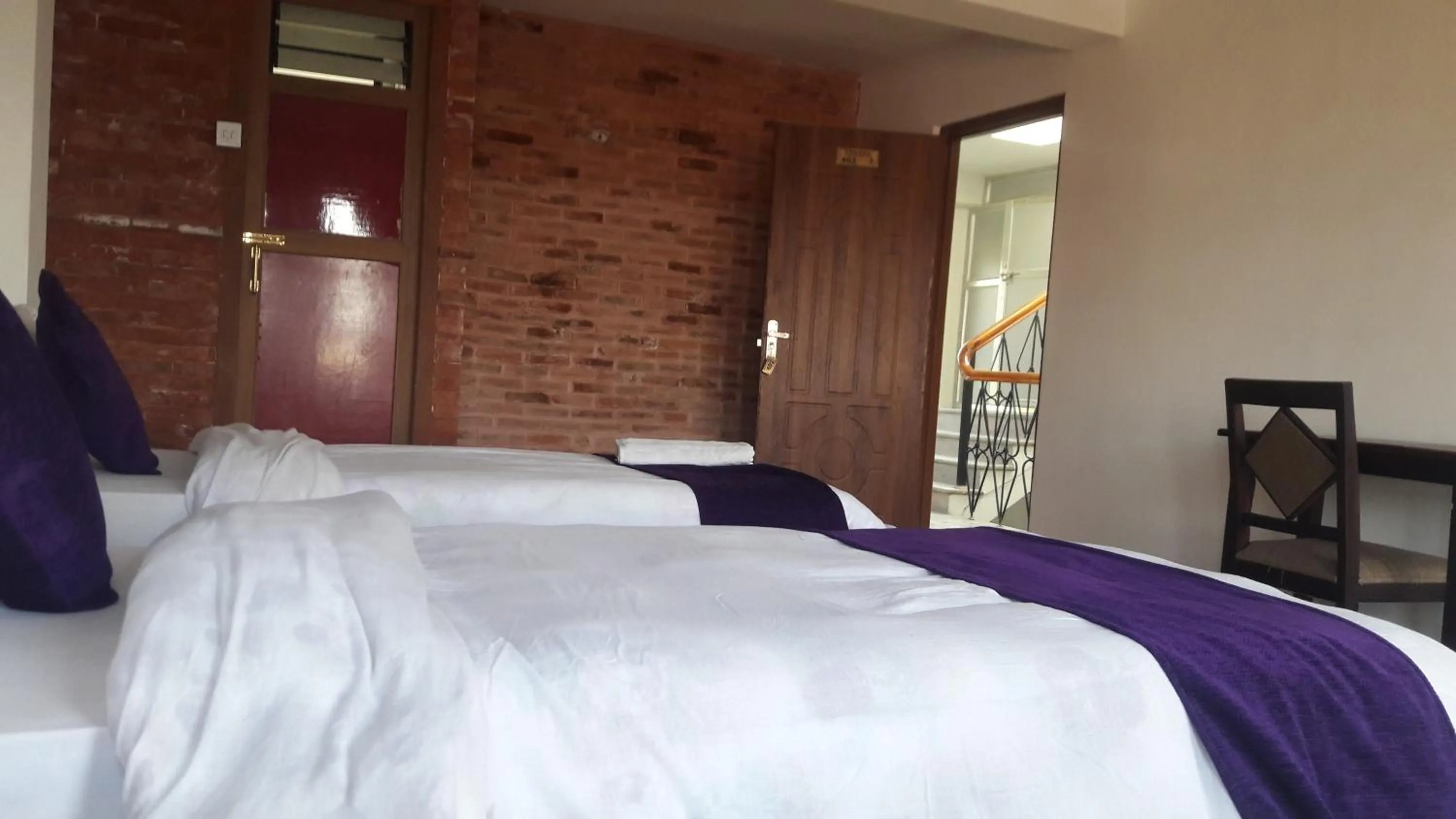 Bed in Hotel Bhaktapur Inn