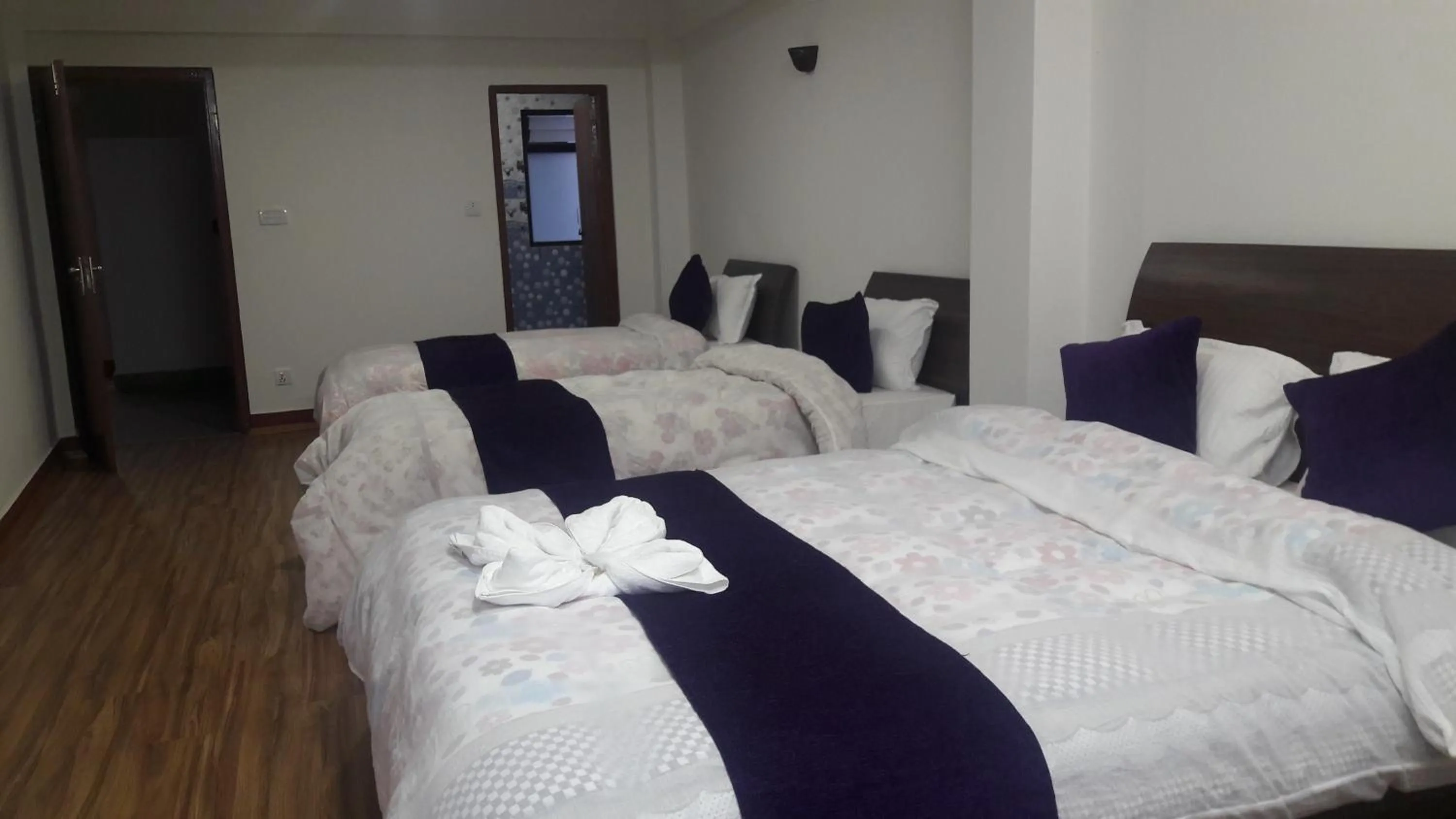 Bed in Hotel Bhaktapur Inn