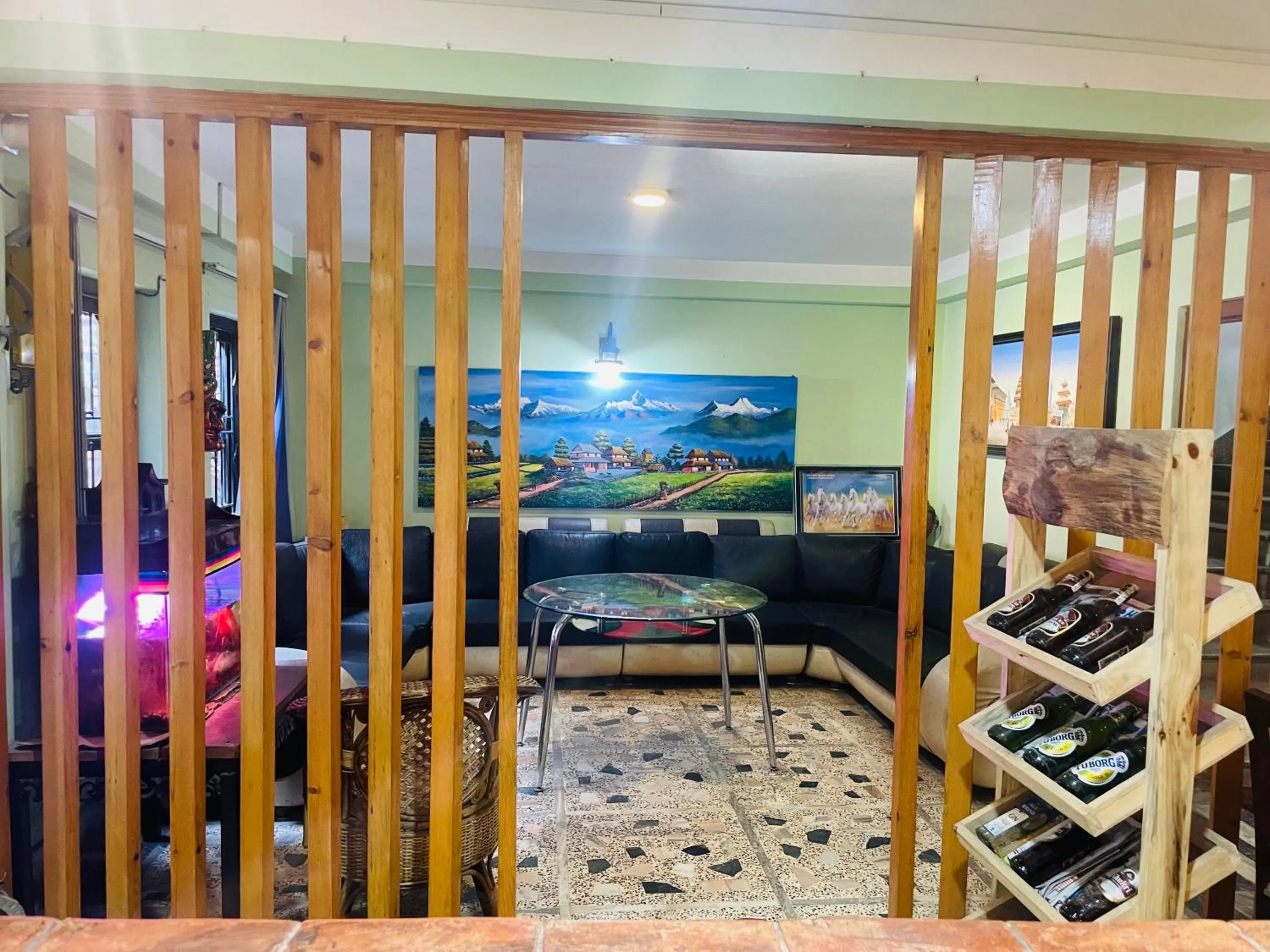 Bed in Hotel Bhaktapur Inn