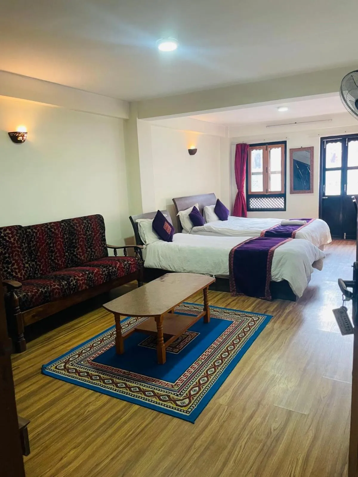 Bed in Hotel Bhaktapur Inn