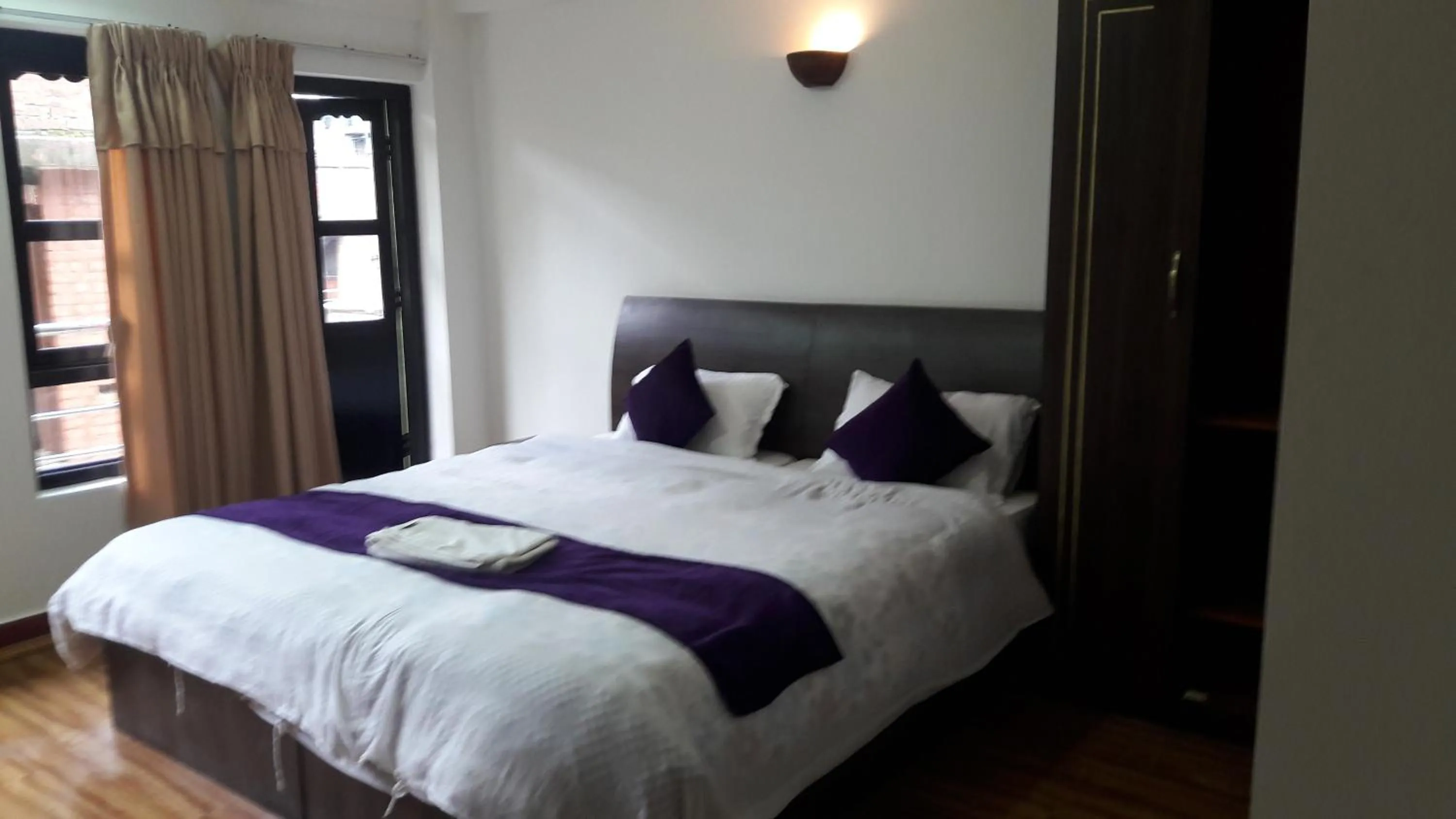 Bed in Hotel Bhaktapur Inn