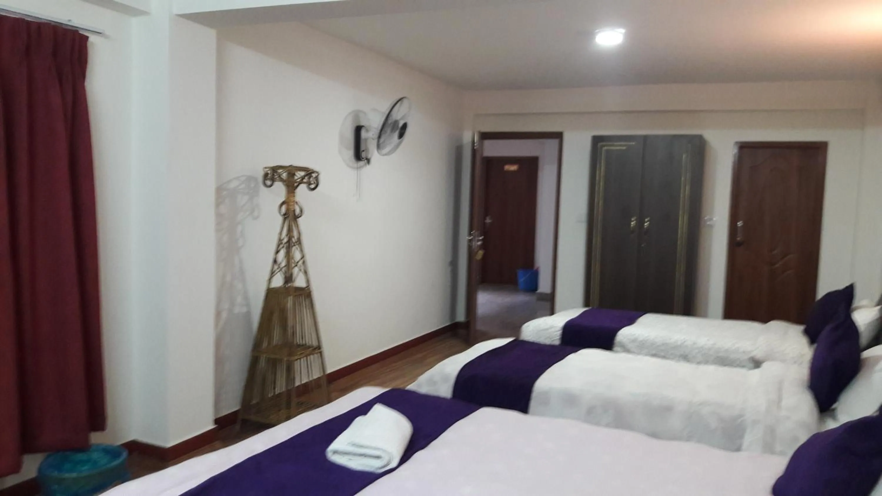 Bed in Hotel Bhaktapur Inn