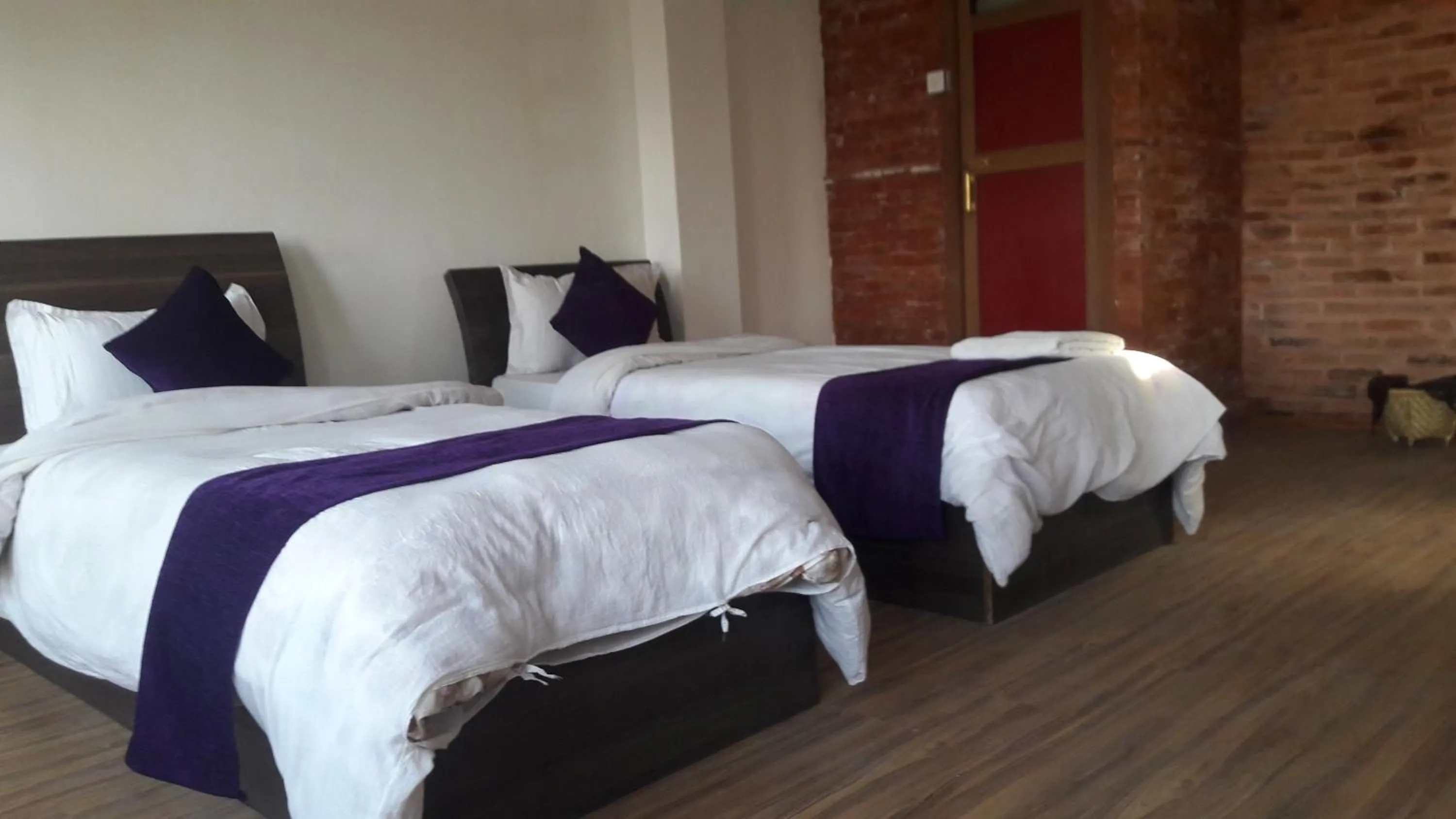 Bed in Hotel Bhaktapur Inn